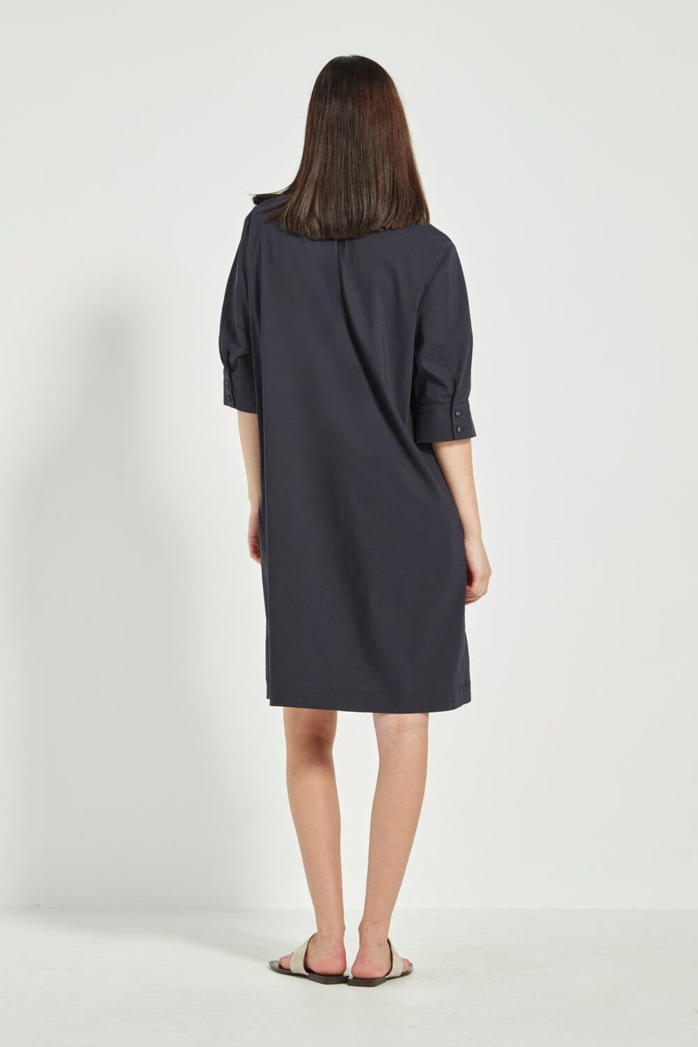 ACROBAT NORI DRESS - FRENCH INK
