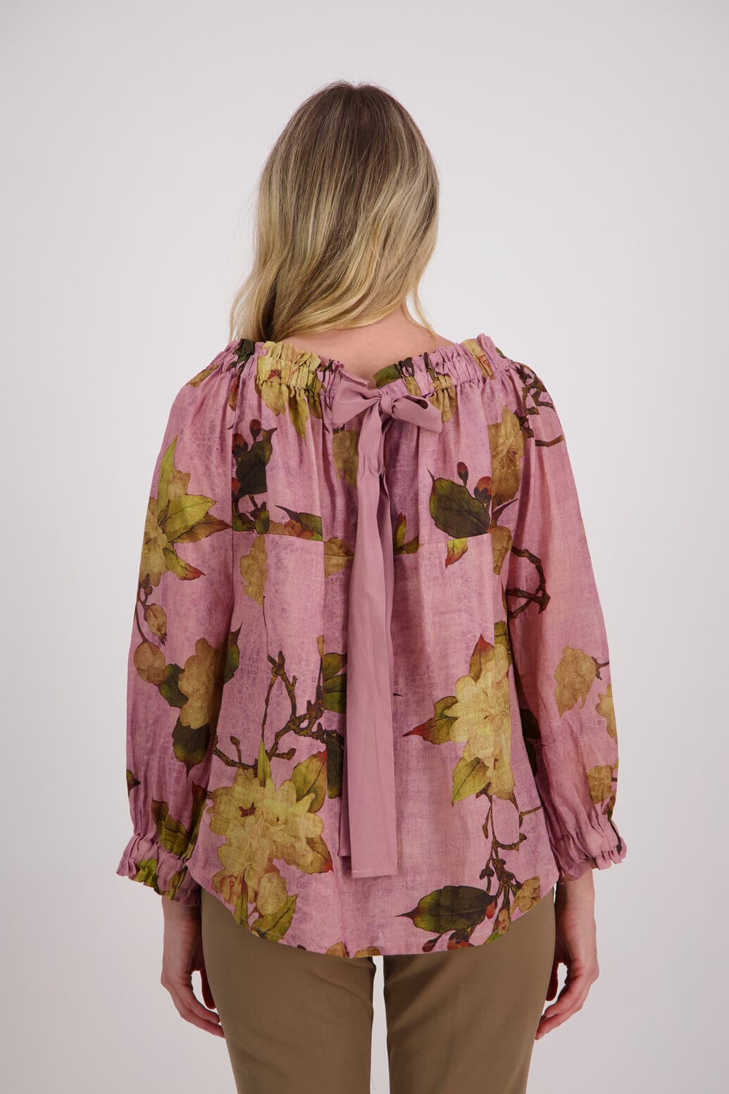 Annabella Top - Pink Floral