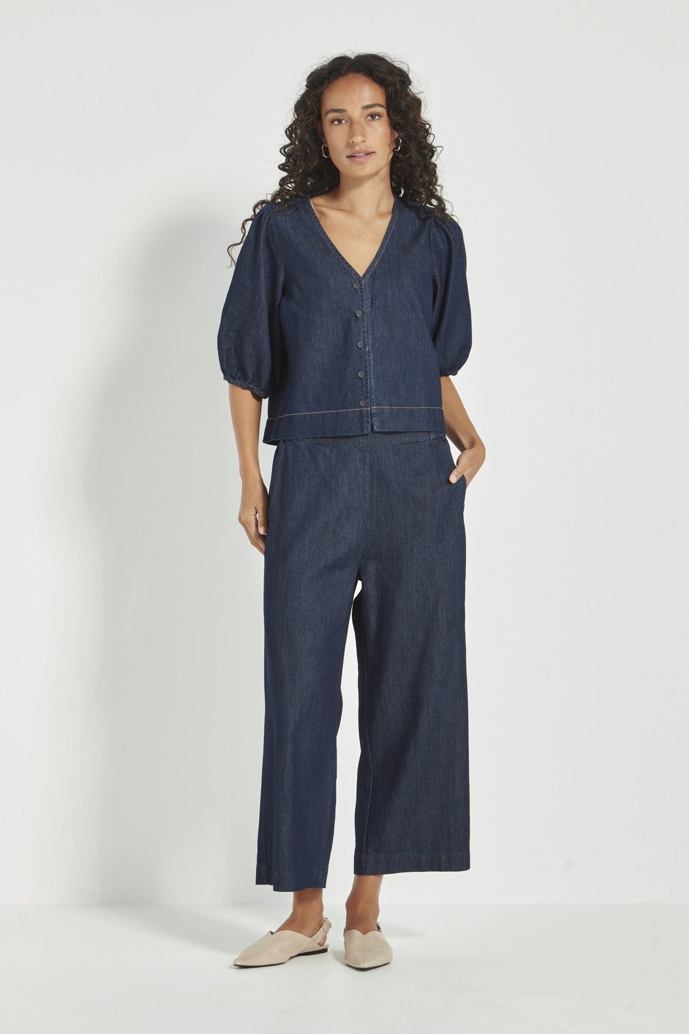 ENTHRALL PANT - DARK DENIM
