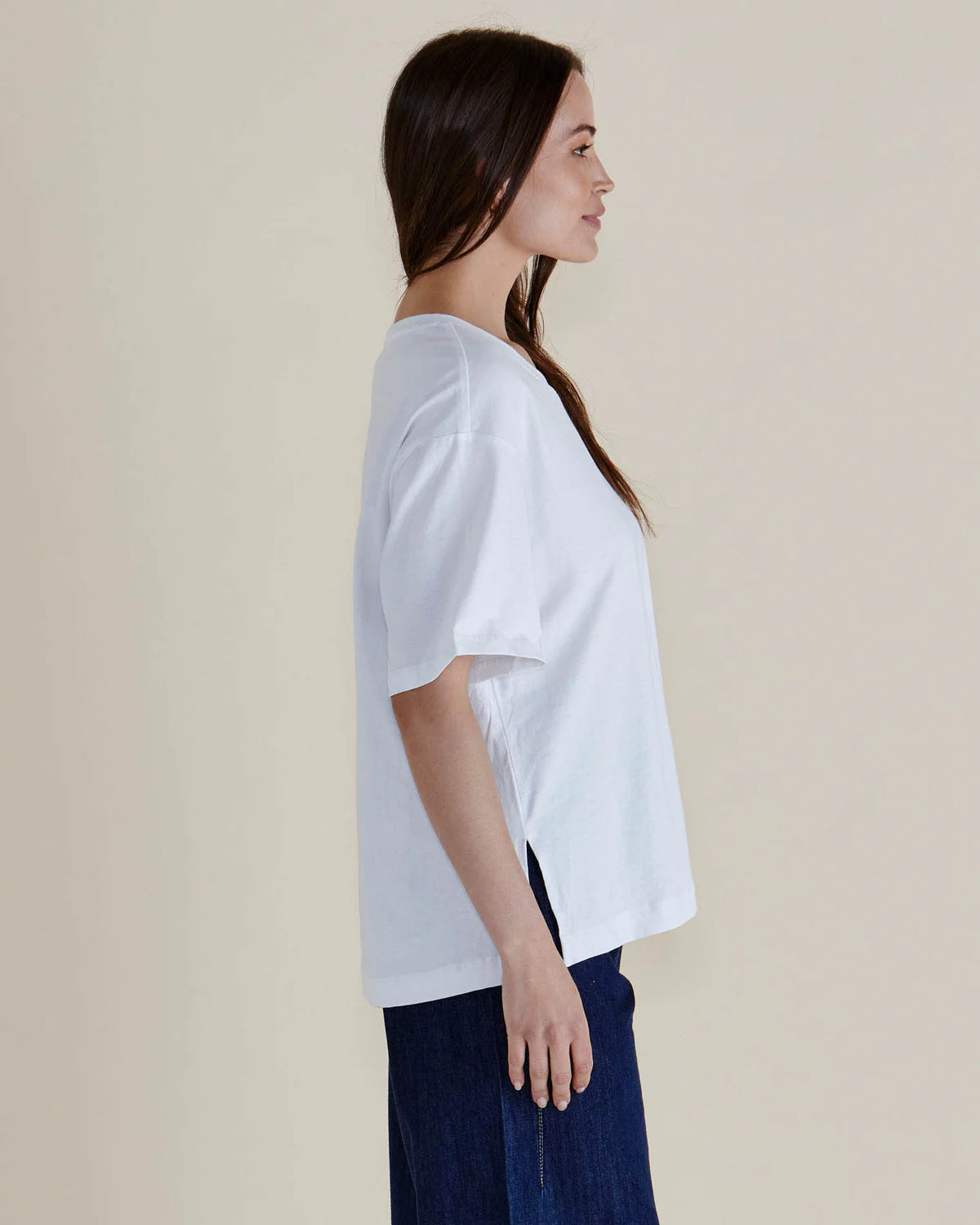 Relax Boxy Tee White