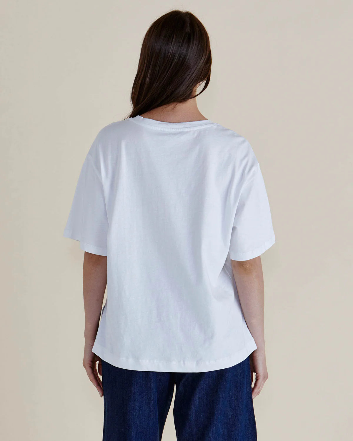 Relax Boxy Tee White