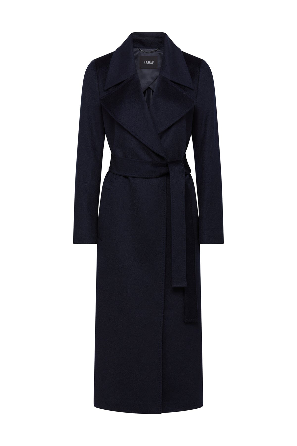 Evans Wool Coat - Navy