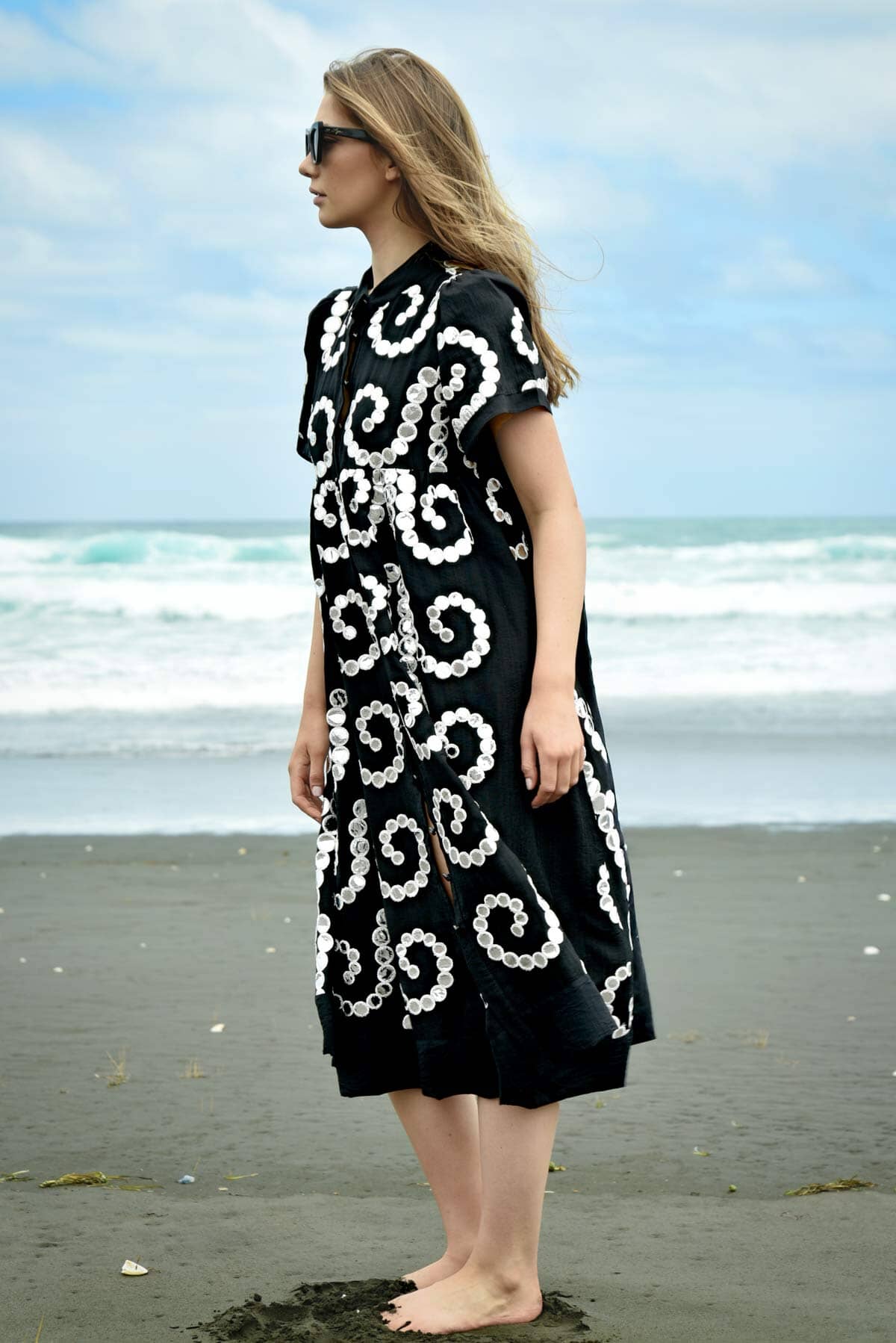 Round + Round Dress Black