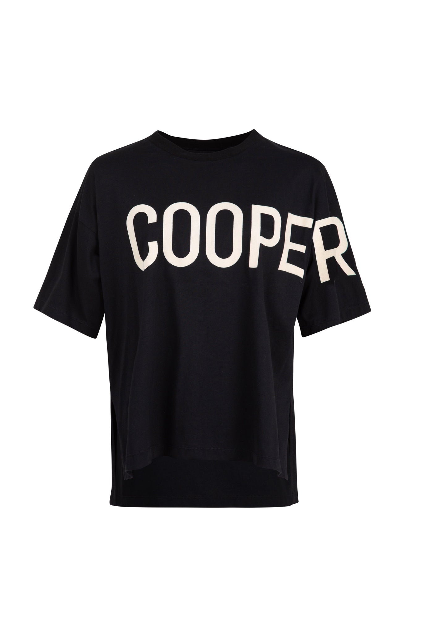 Left Hanging T Shirt Black