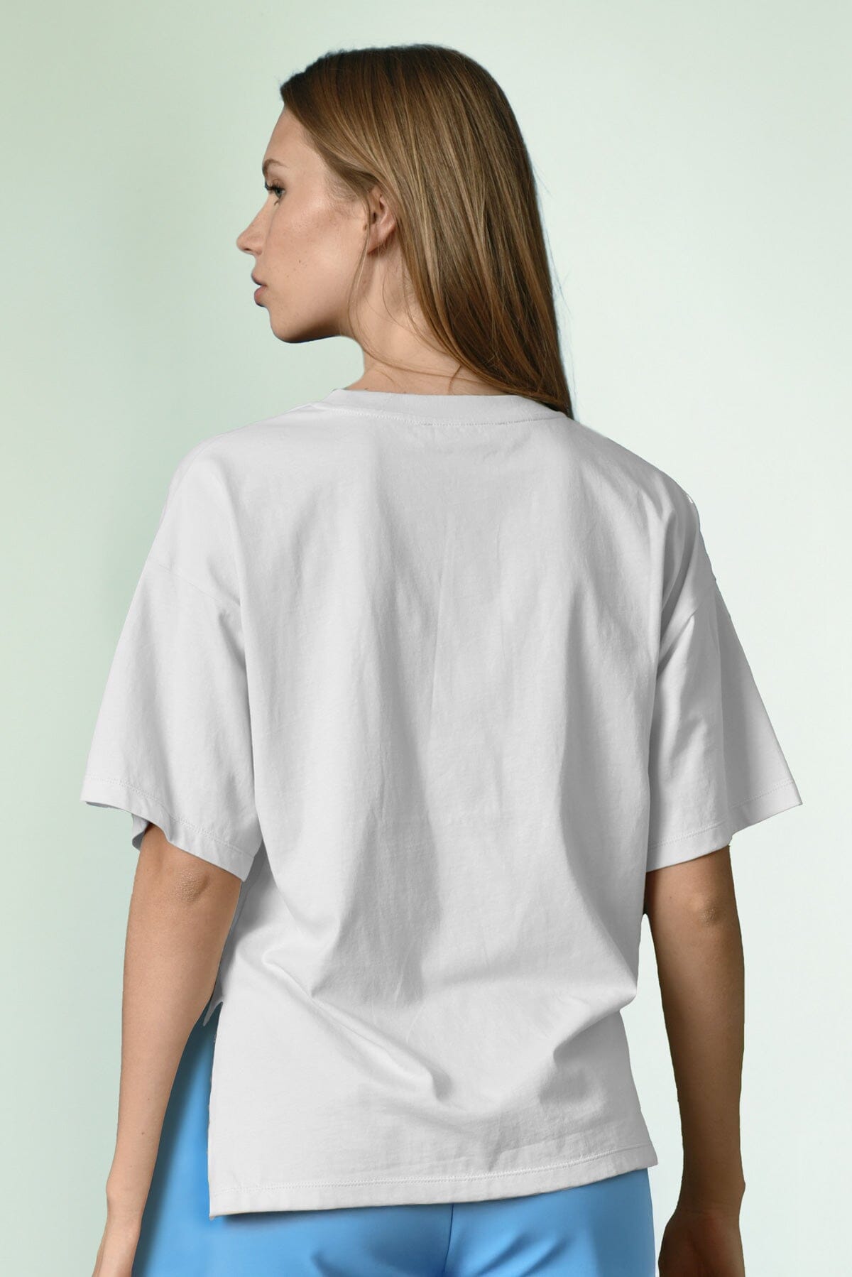 Left Hanging  T Shirt White