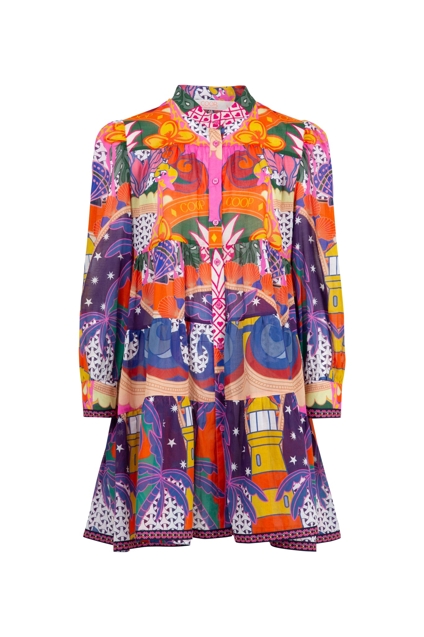 Tier-ific Dress Bright
