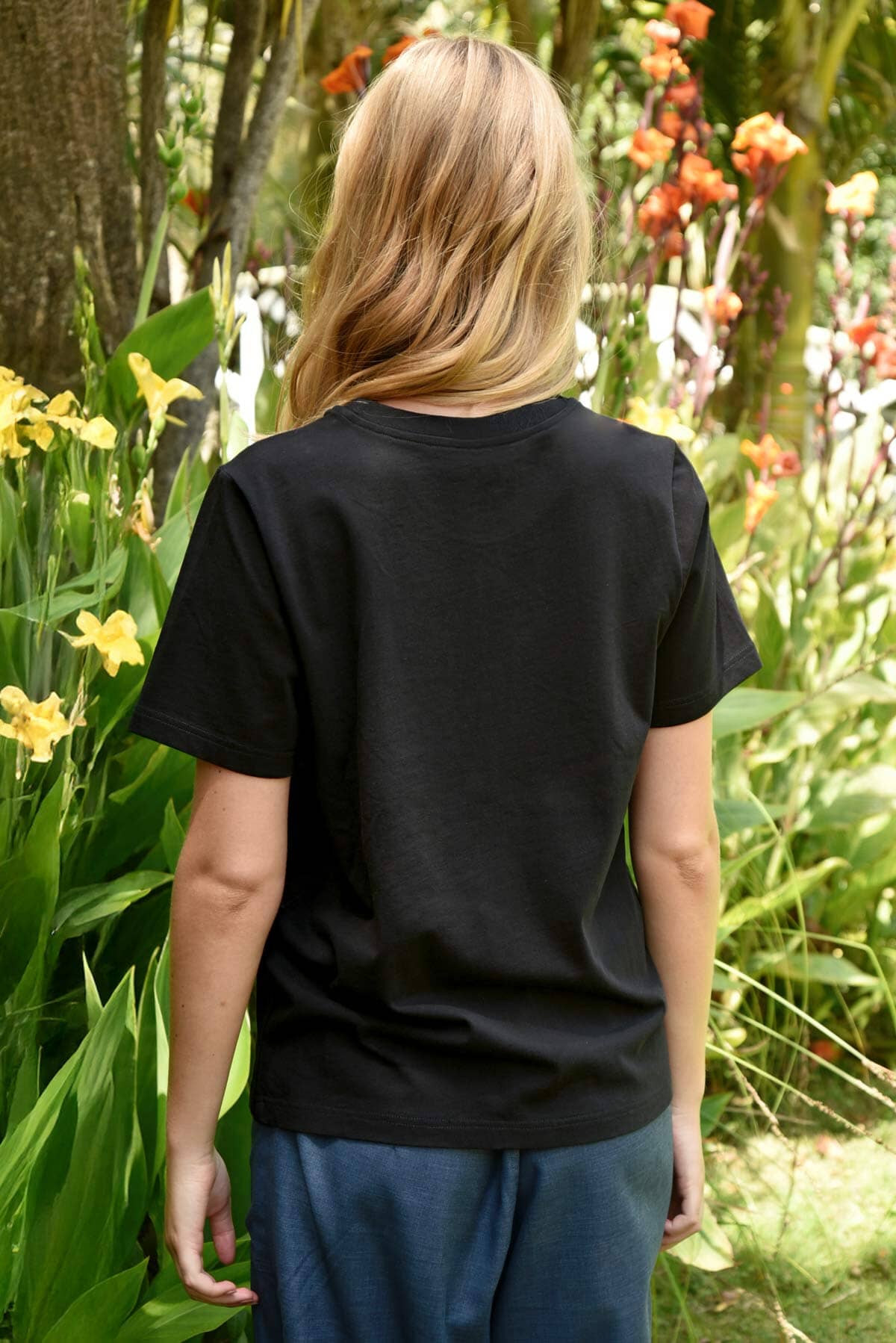 Simply Bowtiful T Shirt Black/Denim