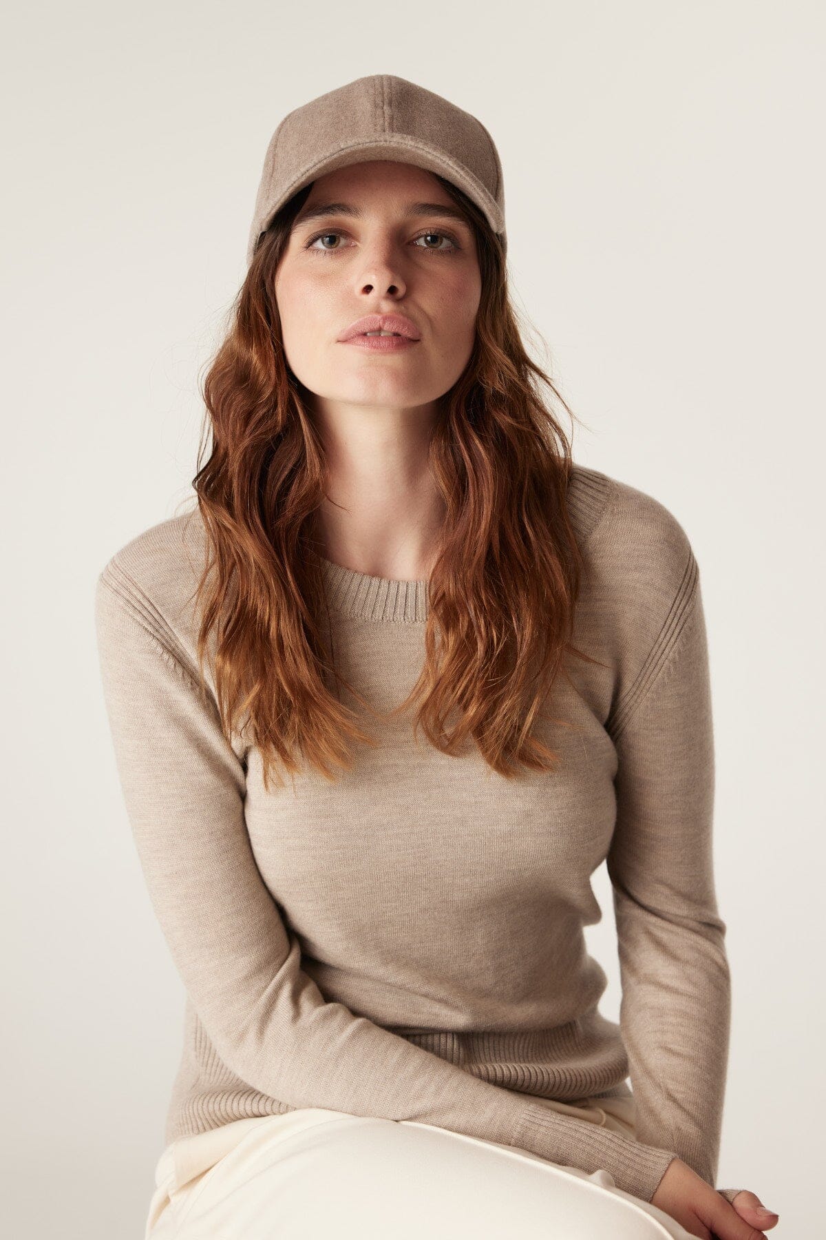 Merino Beanie - Pebble