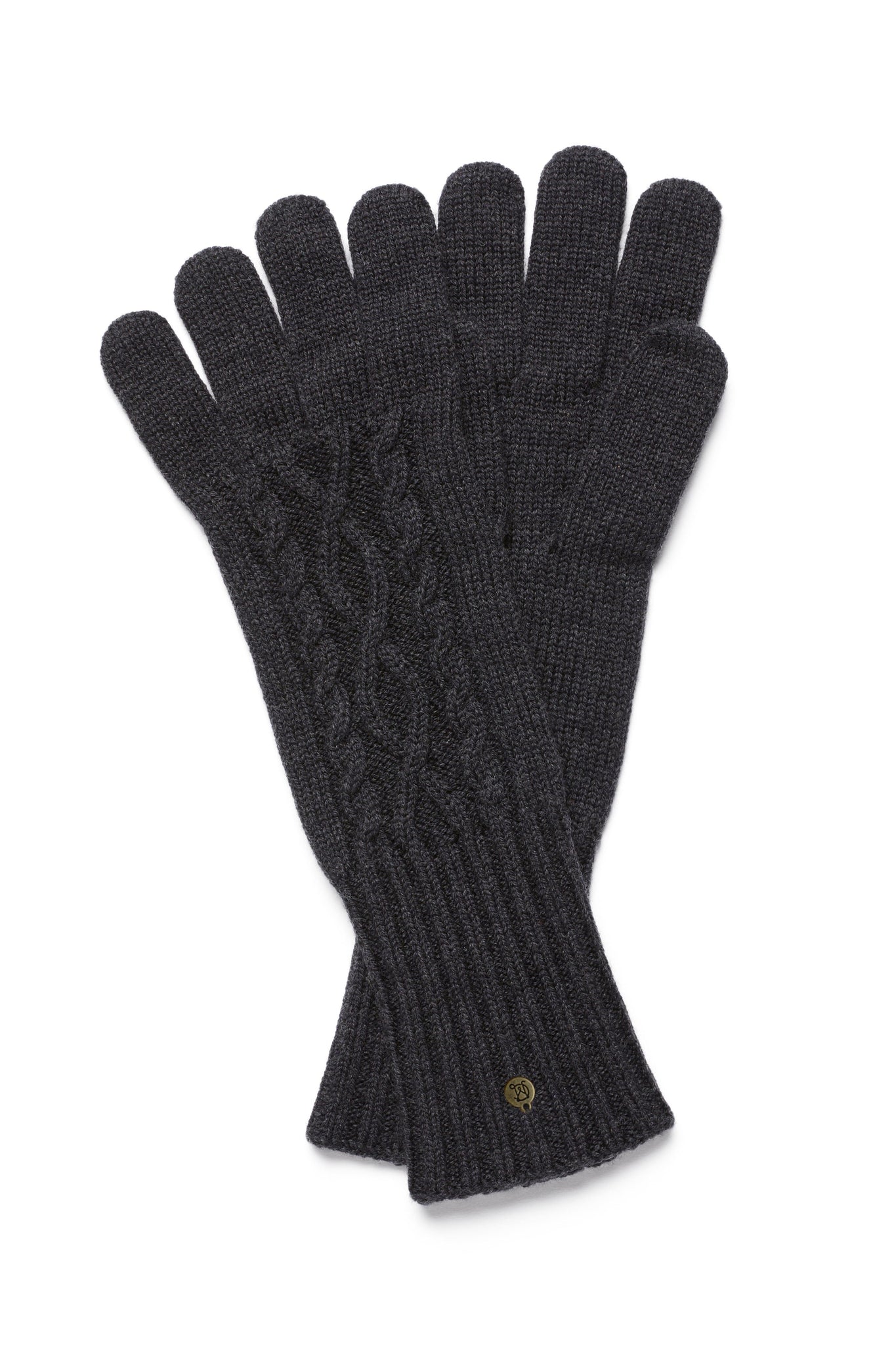 Merino Gloves - Charcoal