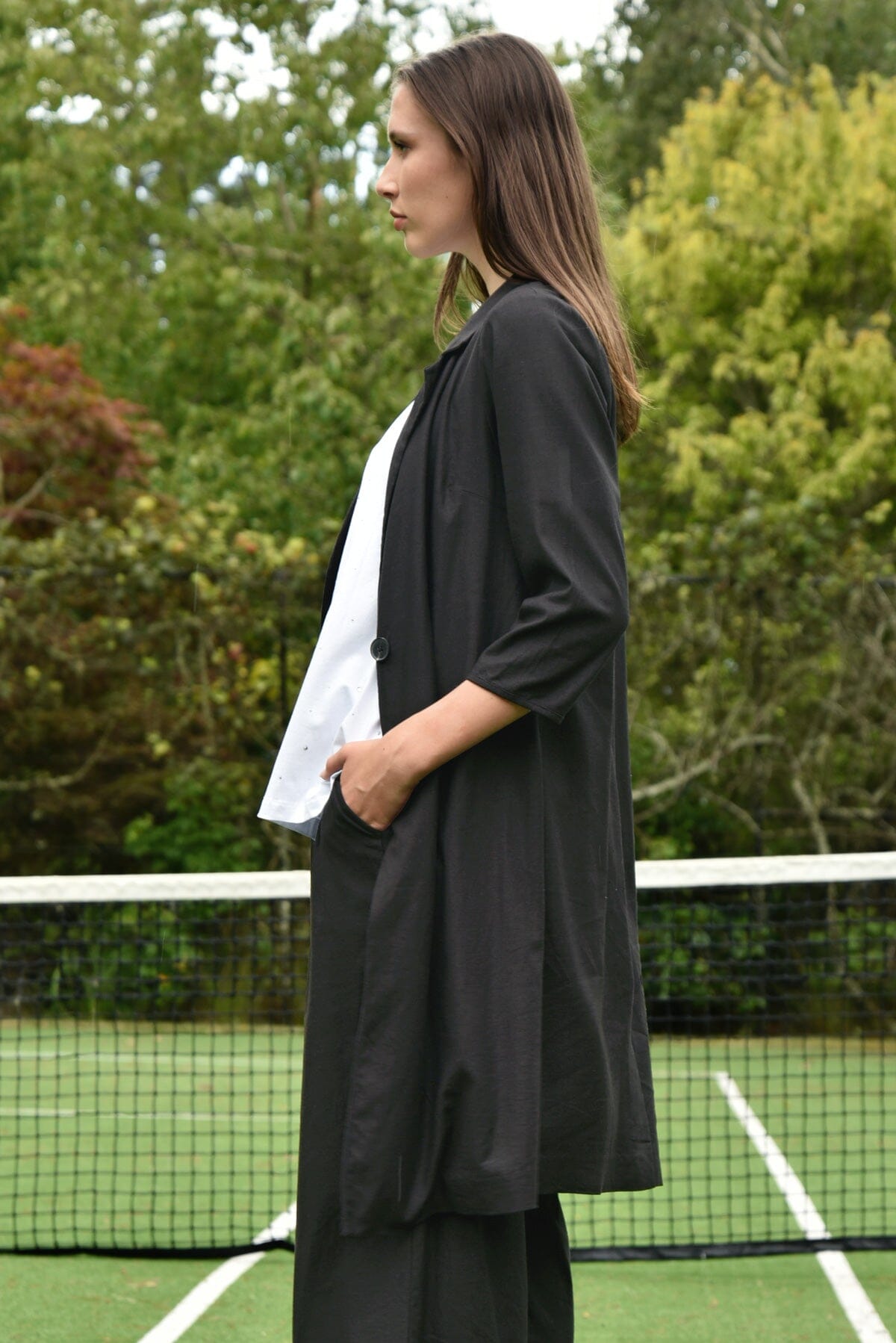 Star Duster Coat Black