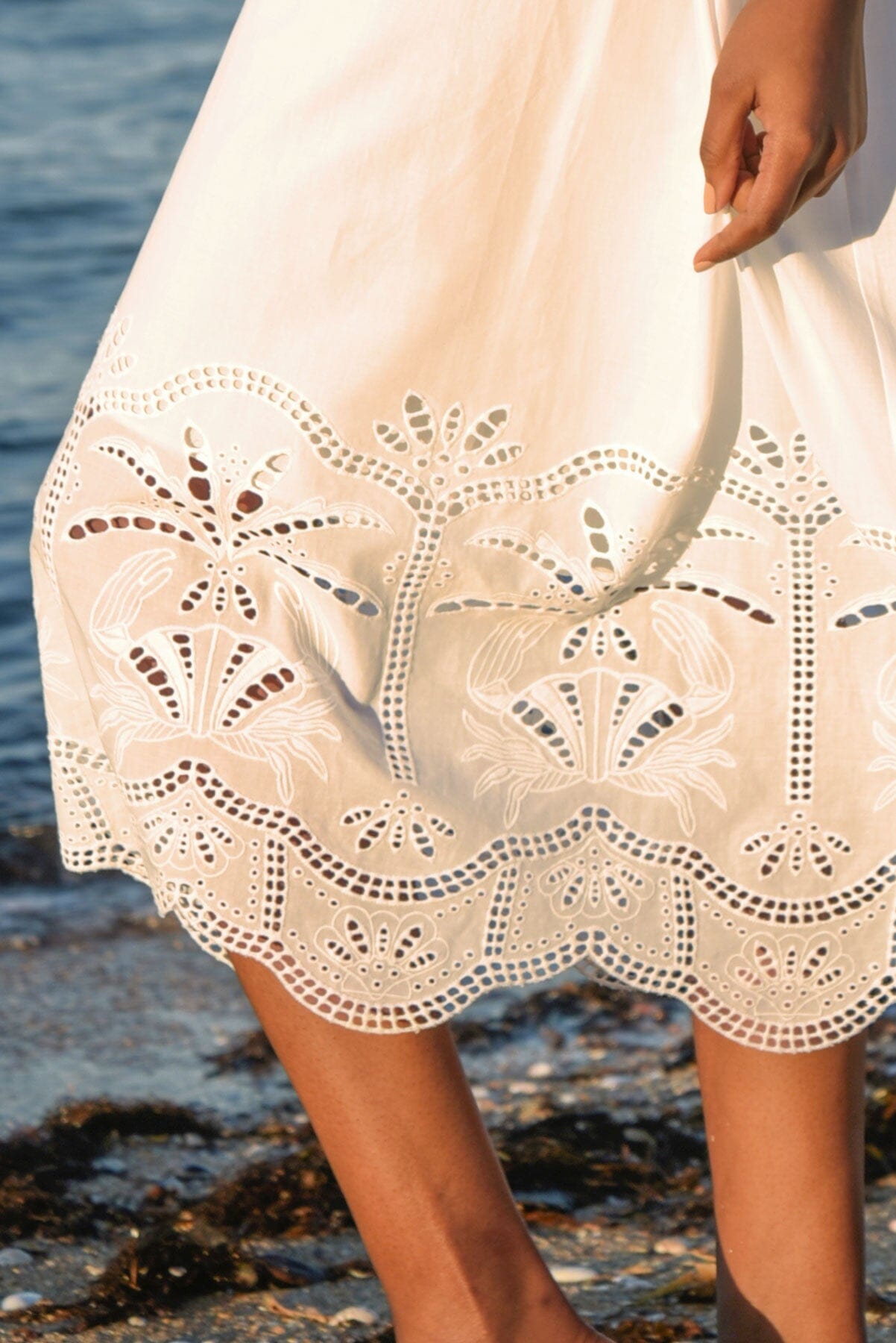 Bottom Heavy Dress White