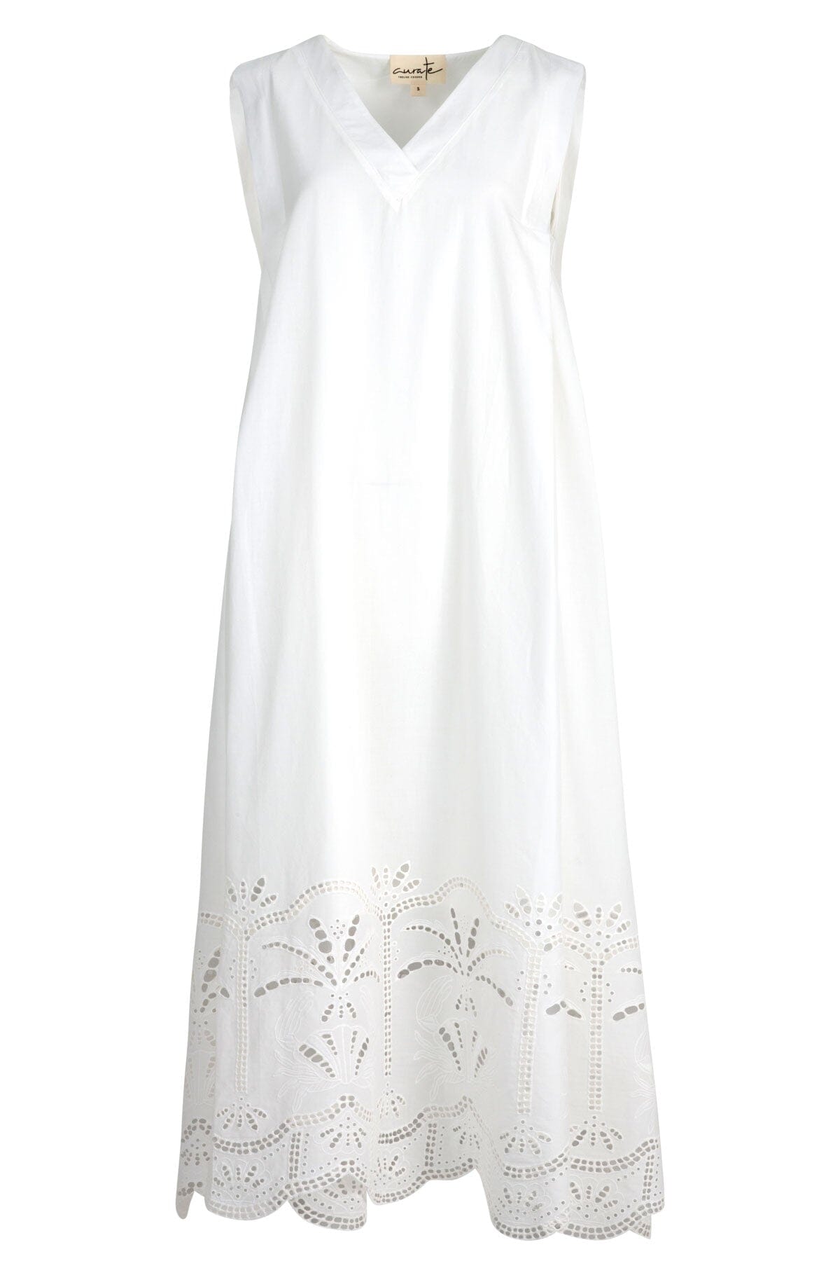 Bottom Heavy Dress White