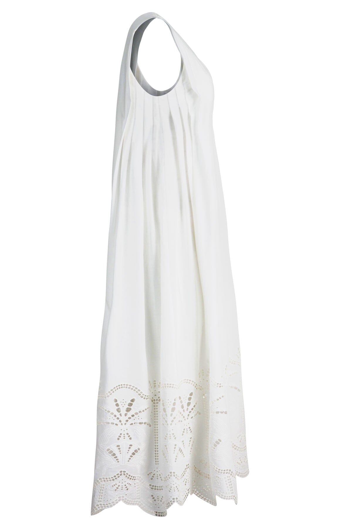 Bottom Heavy Dress White