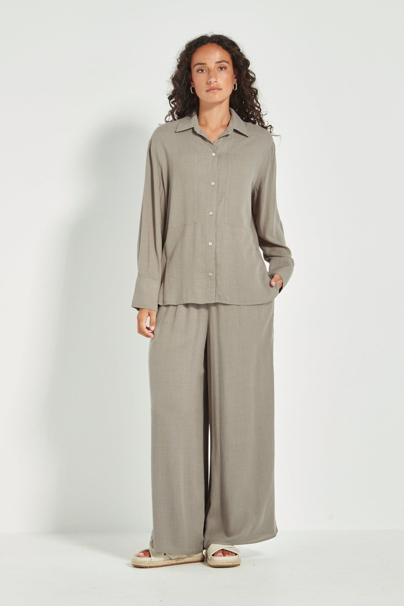 CAYMAN SHIRT - GREEN TEA