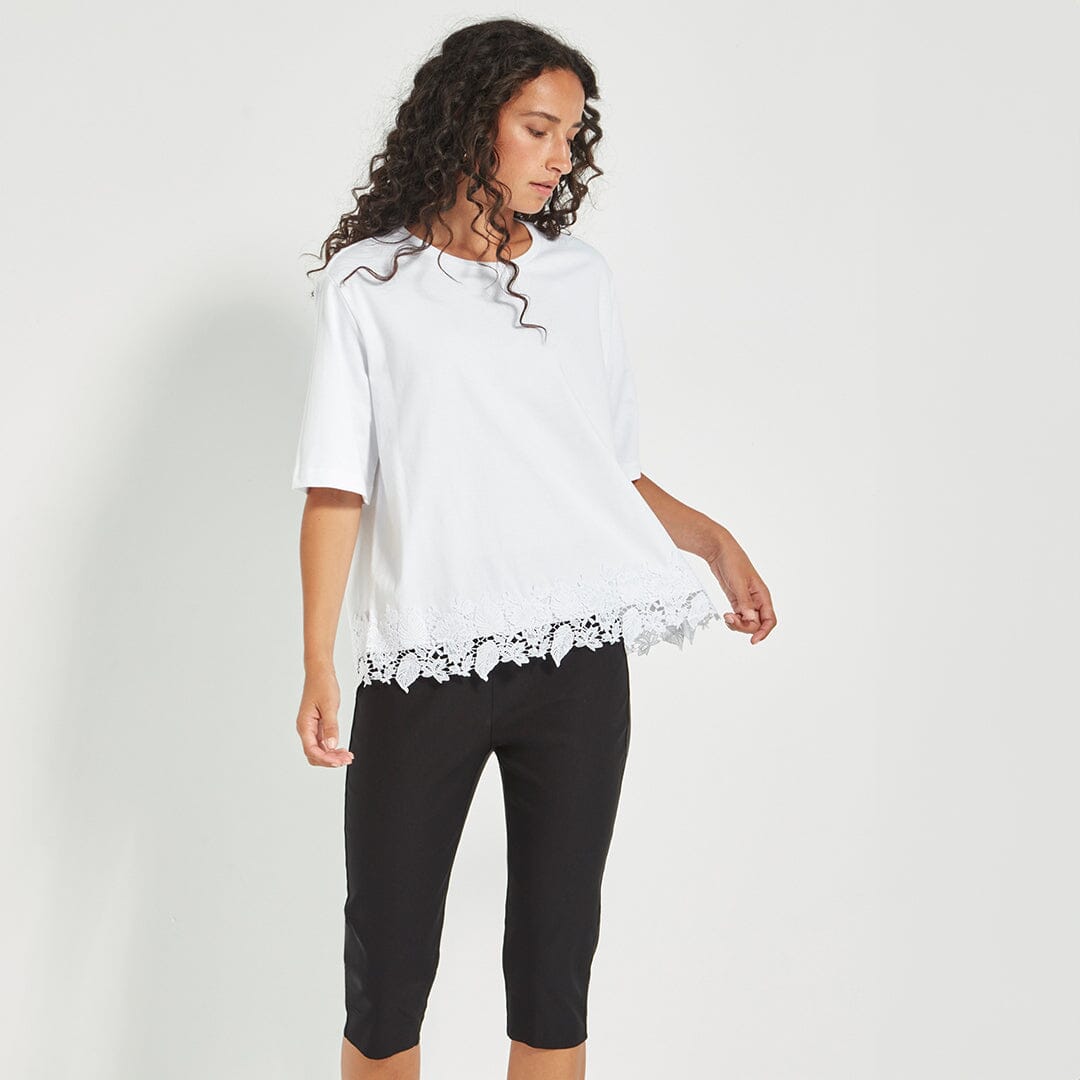 FOXY CAPRI PANT - BLACK