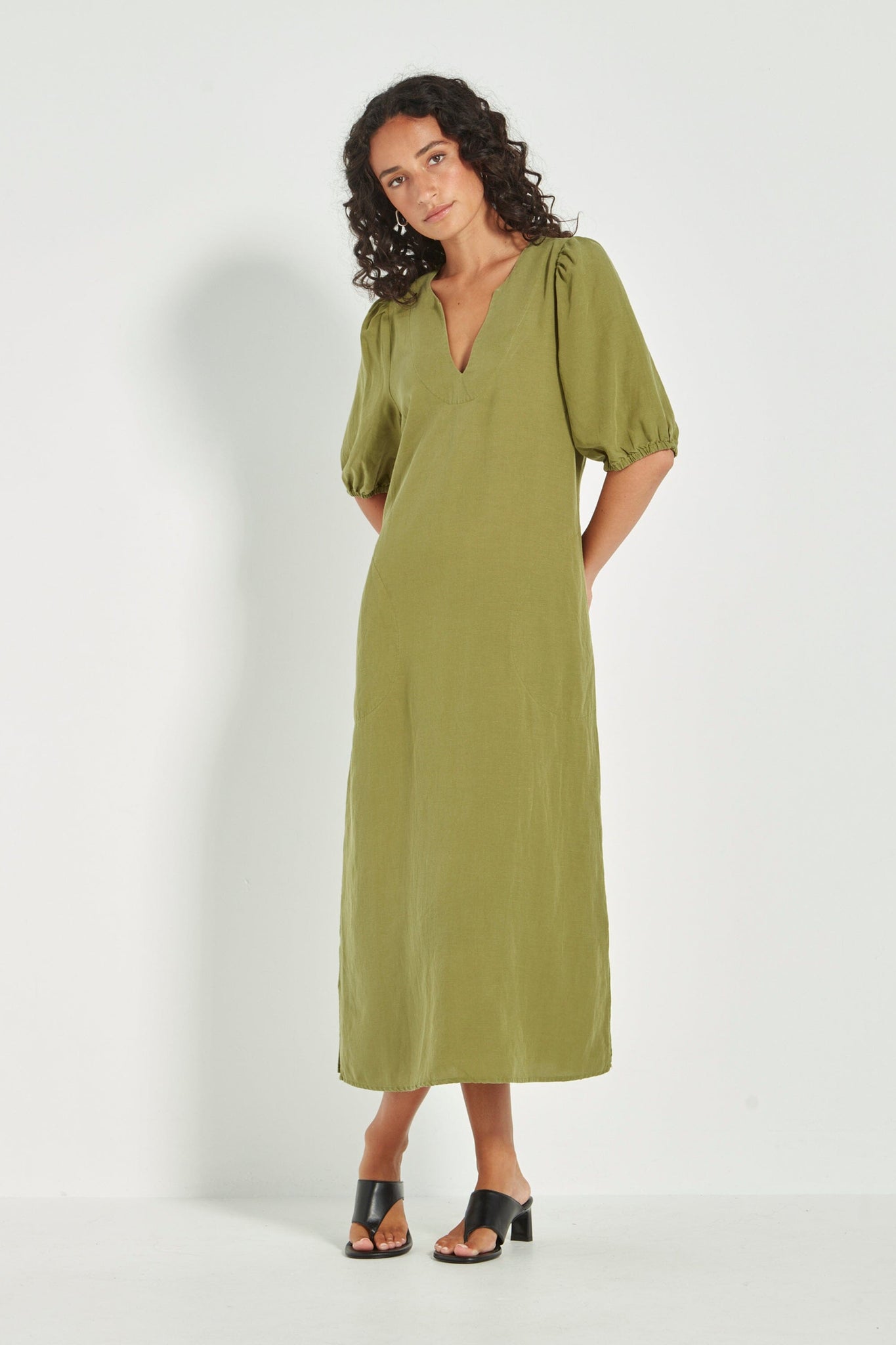 CONNIE DRESS - GREEN