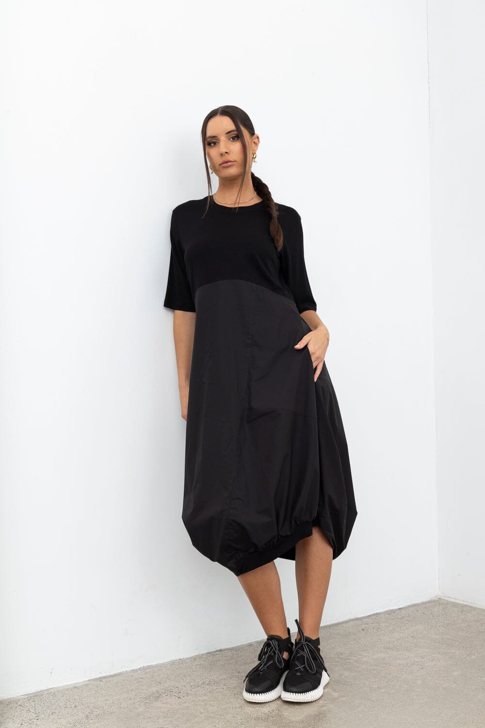 Dynamic Drape Dress