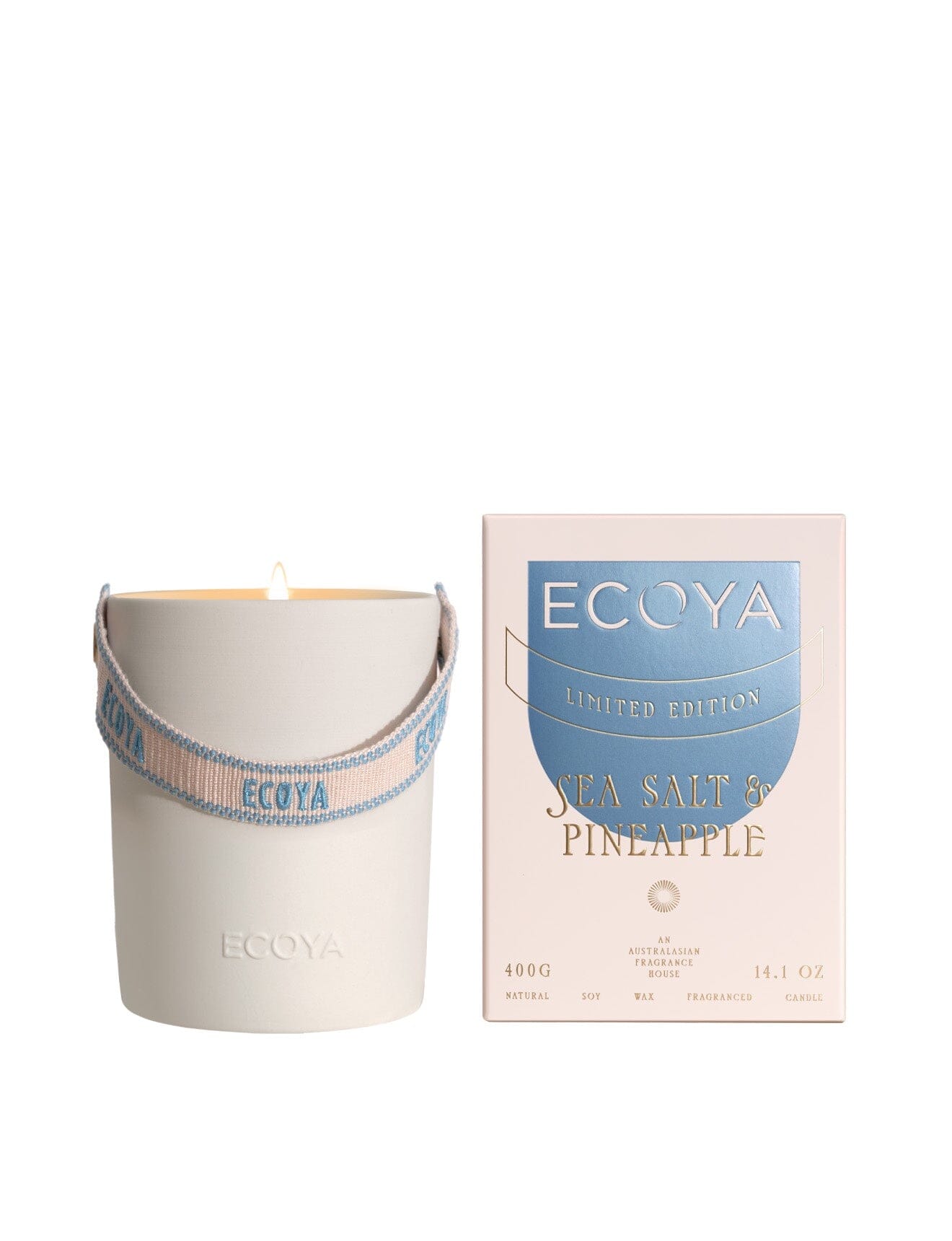 Ceramic Candle Sea Salt And Pineapple