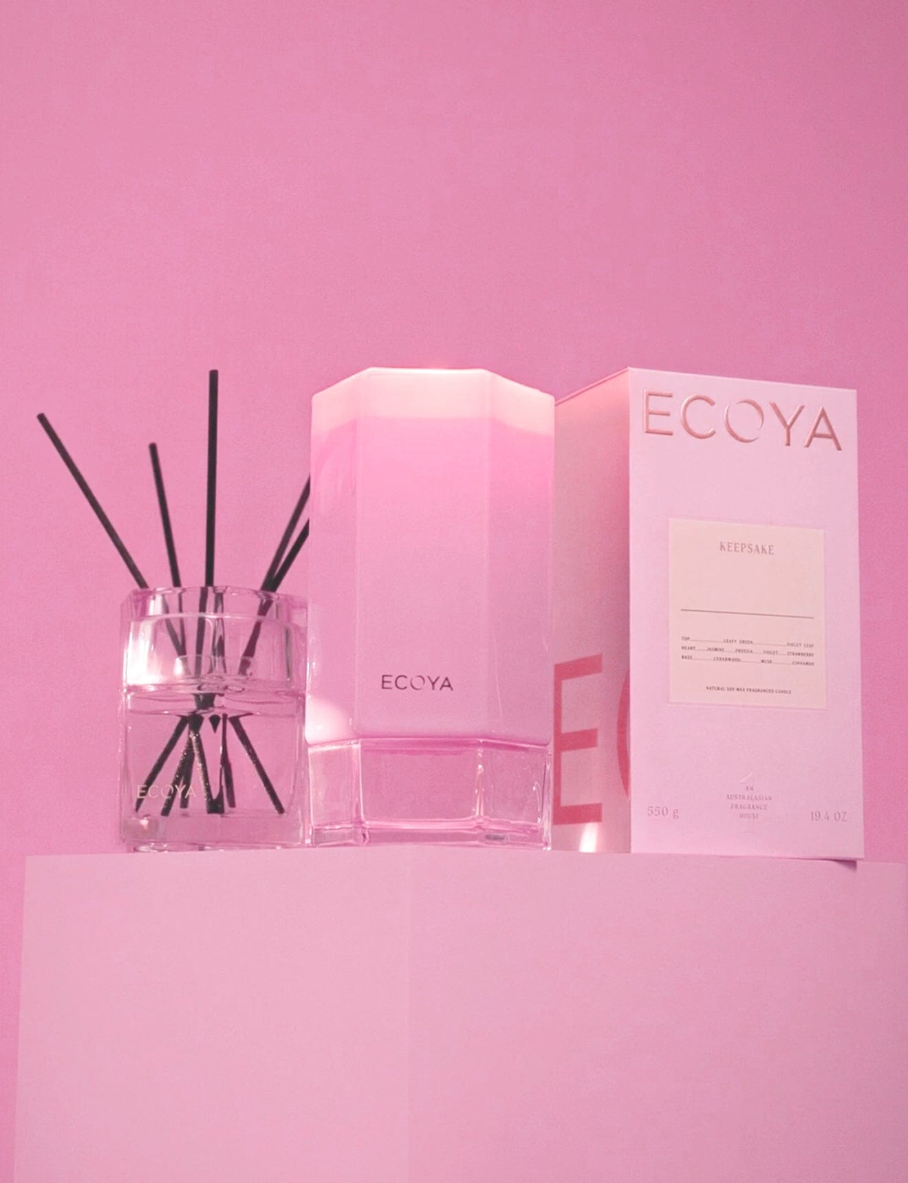 Keepsake Collection Candle - One Pink