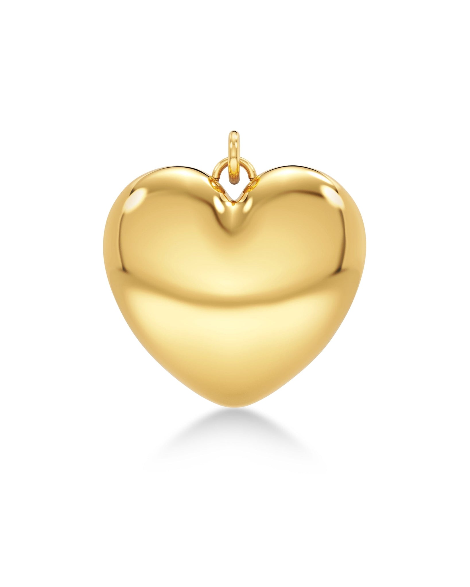 Loop Charm Chain Gold with  Heart Charm