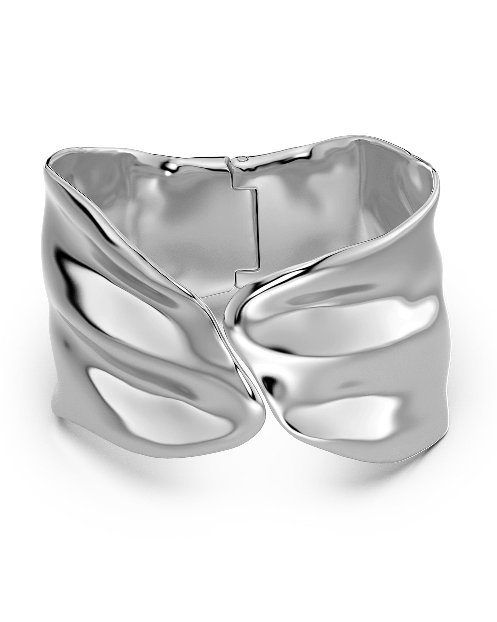 Tidal Bangle Steel Large