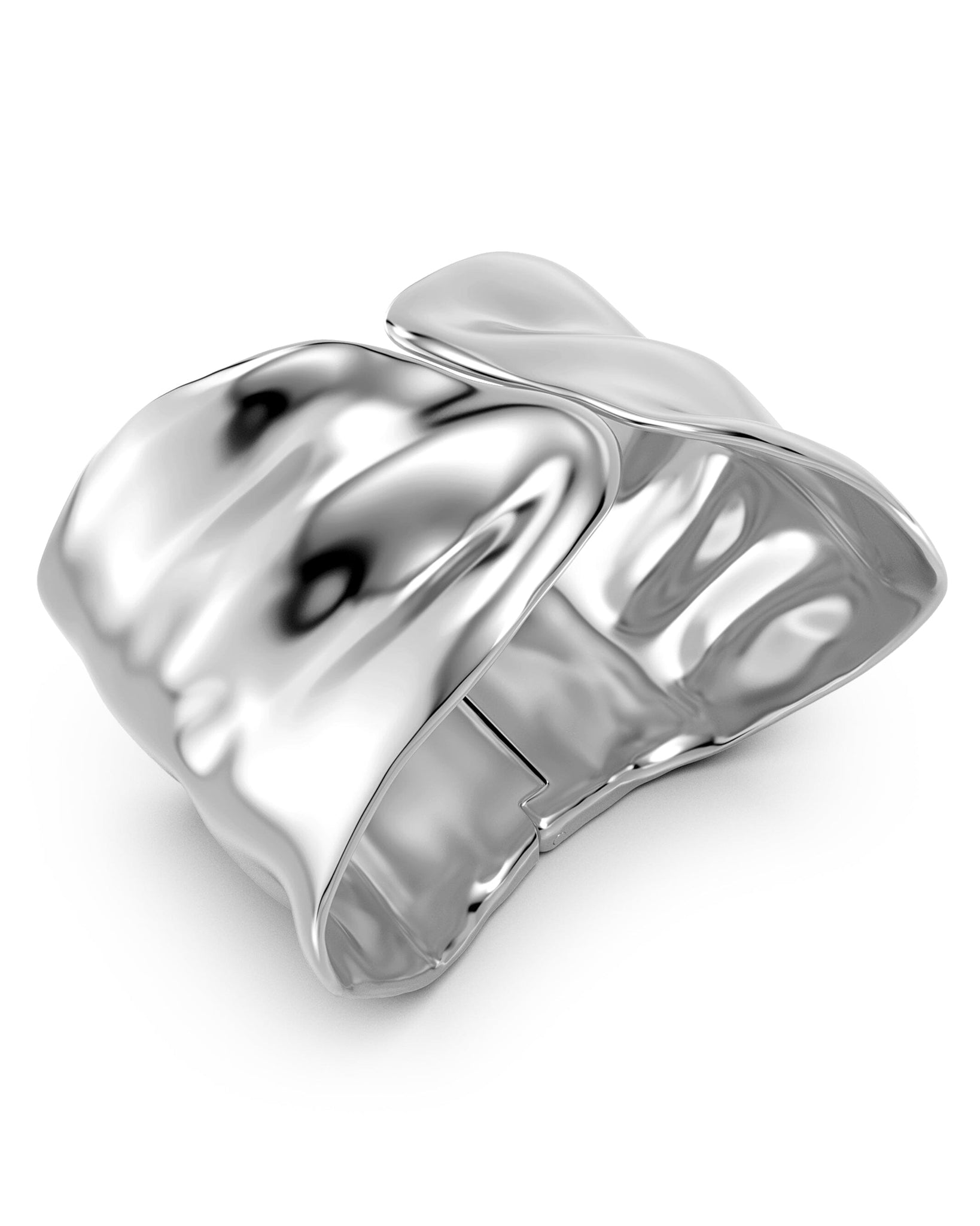 Tidal Bangle Steel Large