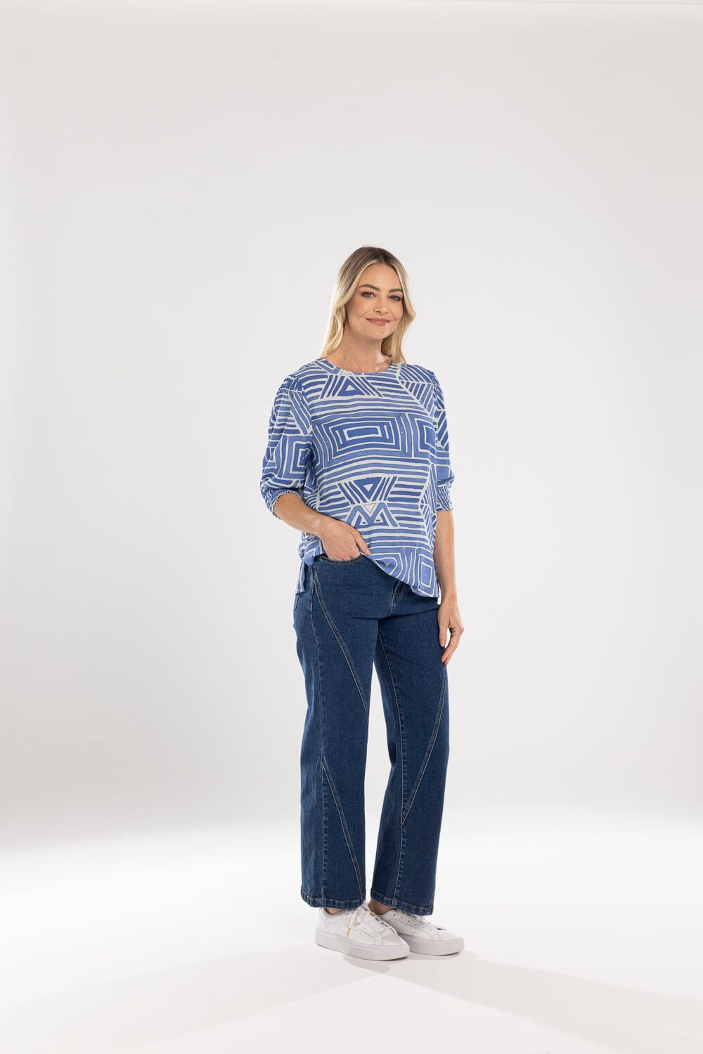 Finley Top Blue