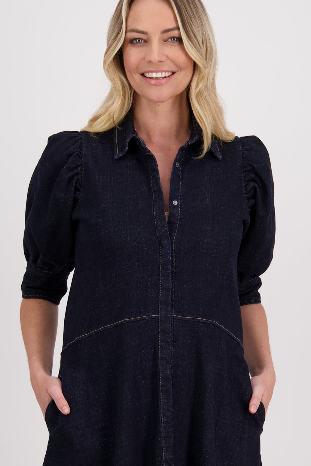 Huxley Dress - Denim