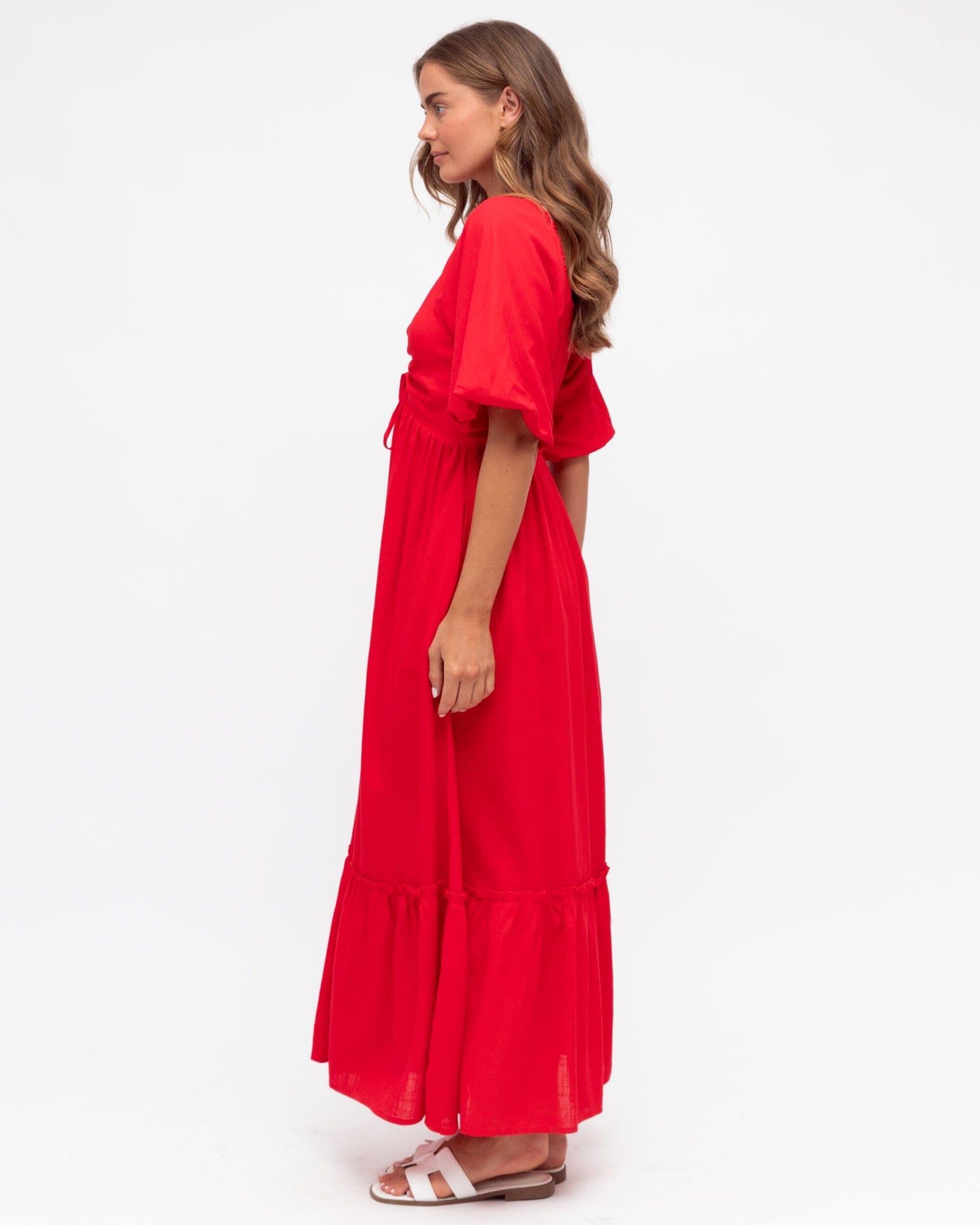 HOLLY MAXI DRESS RED