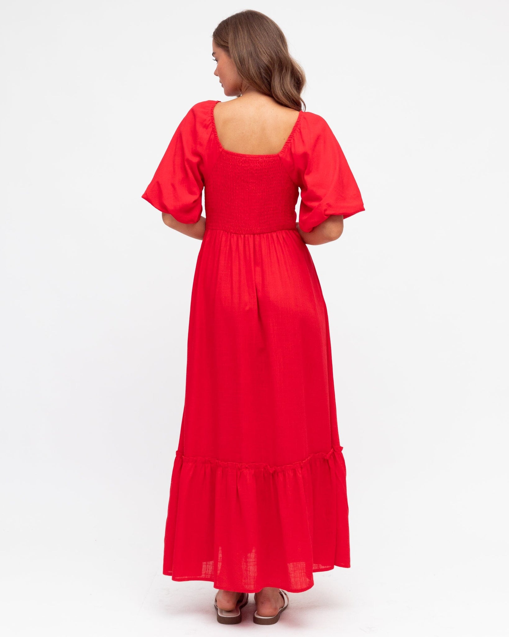 HOLLY MAXI DRESS RED