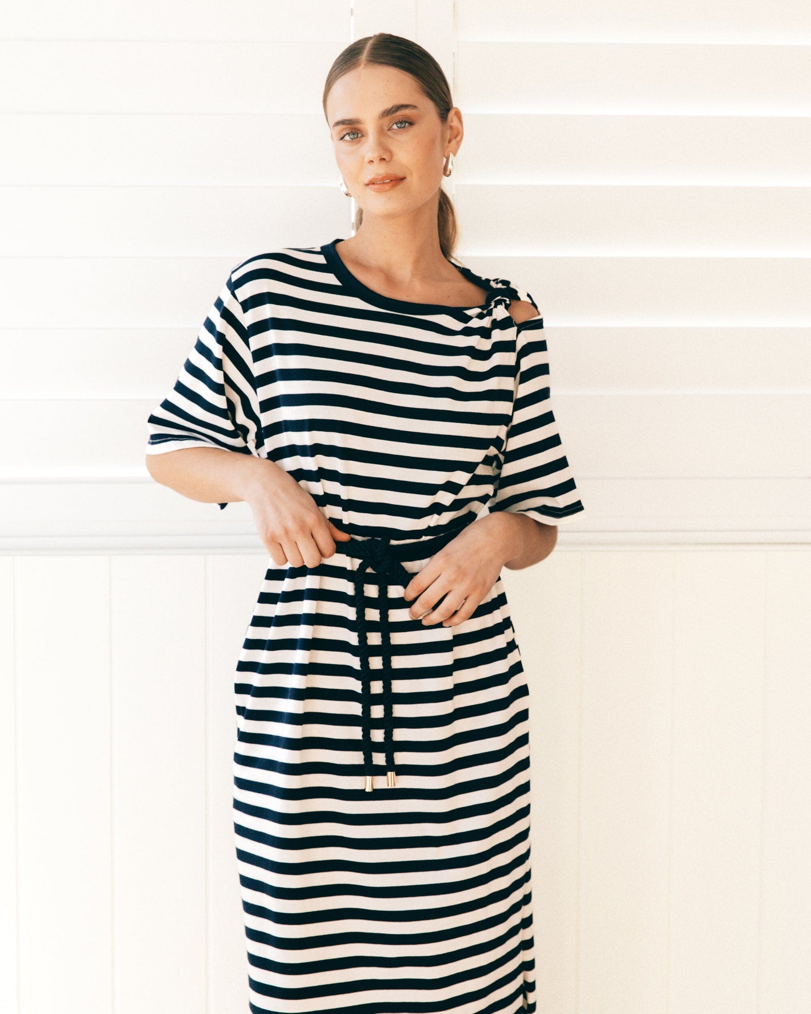 SOPHIA MAXI STRIPE NAVY