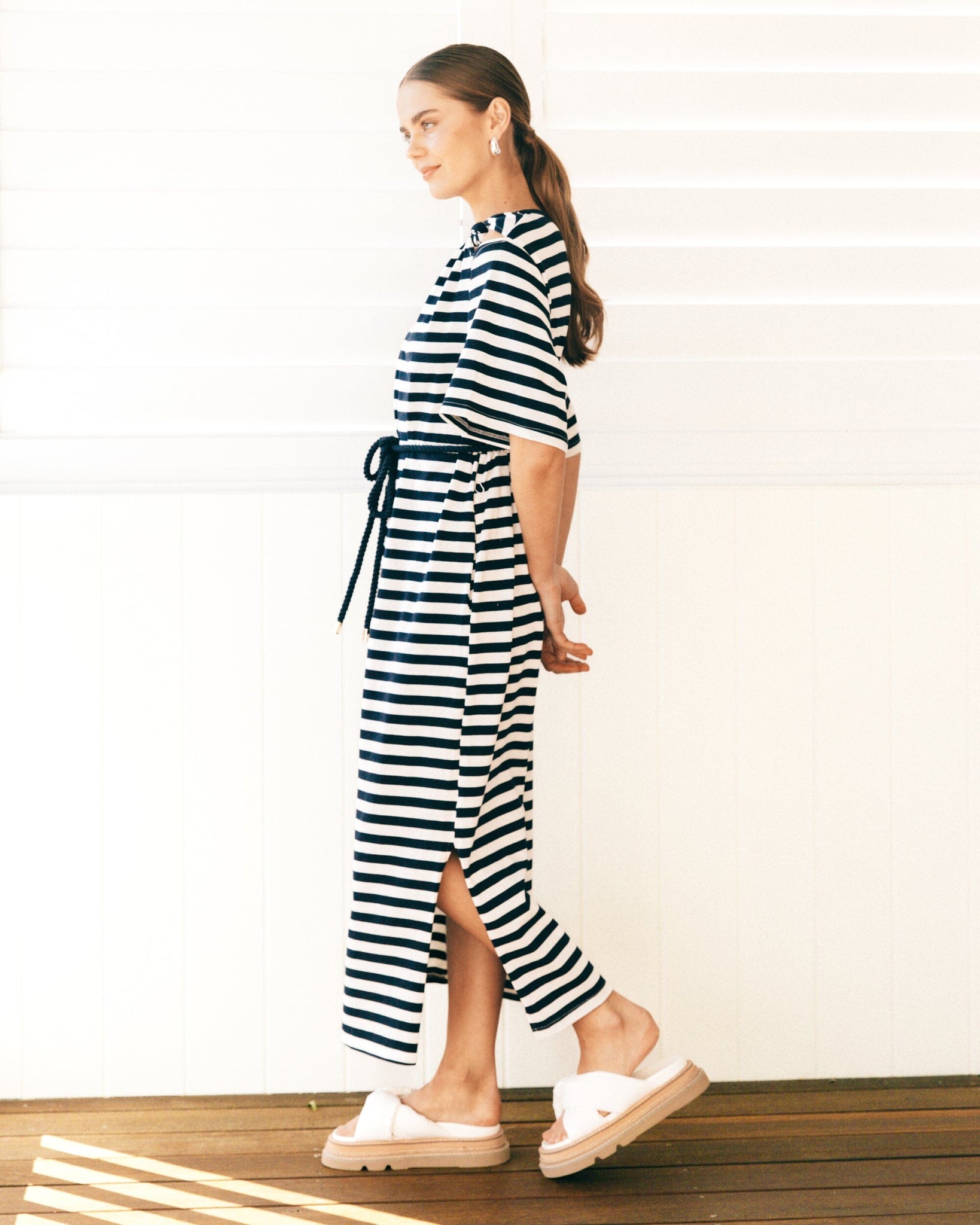 SOPHIA MAXI STRIPE NAVY