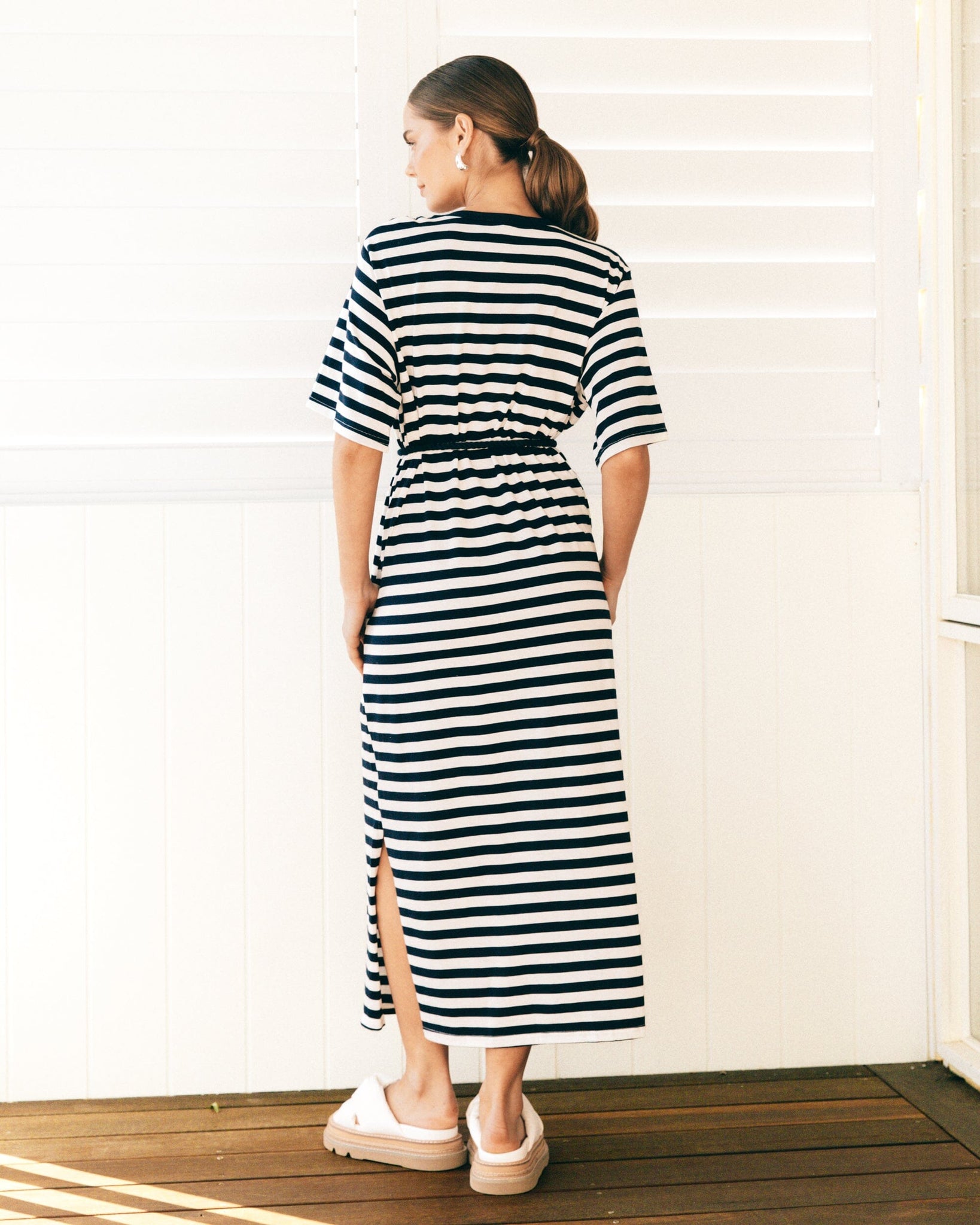 SOPHIA MAXI STRIPE NAVY