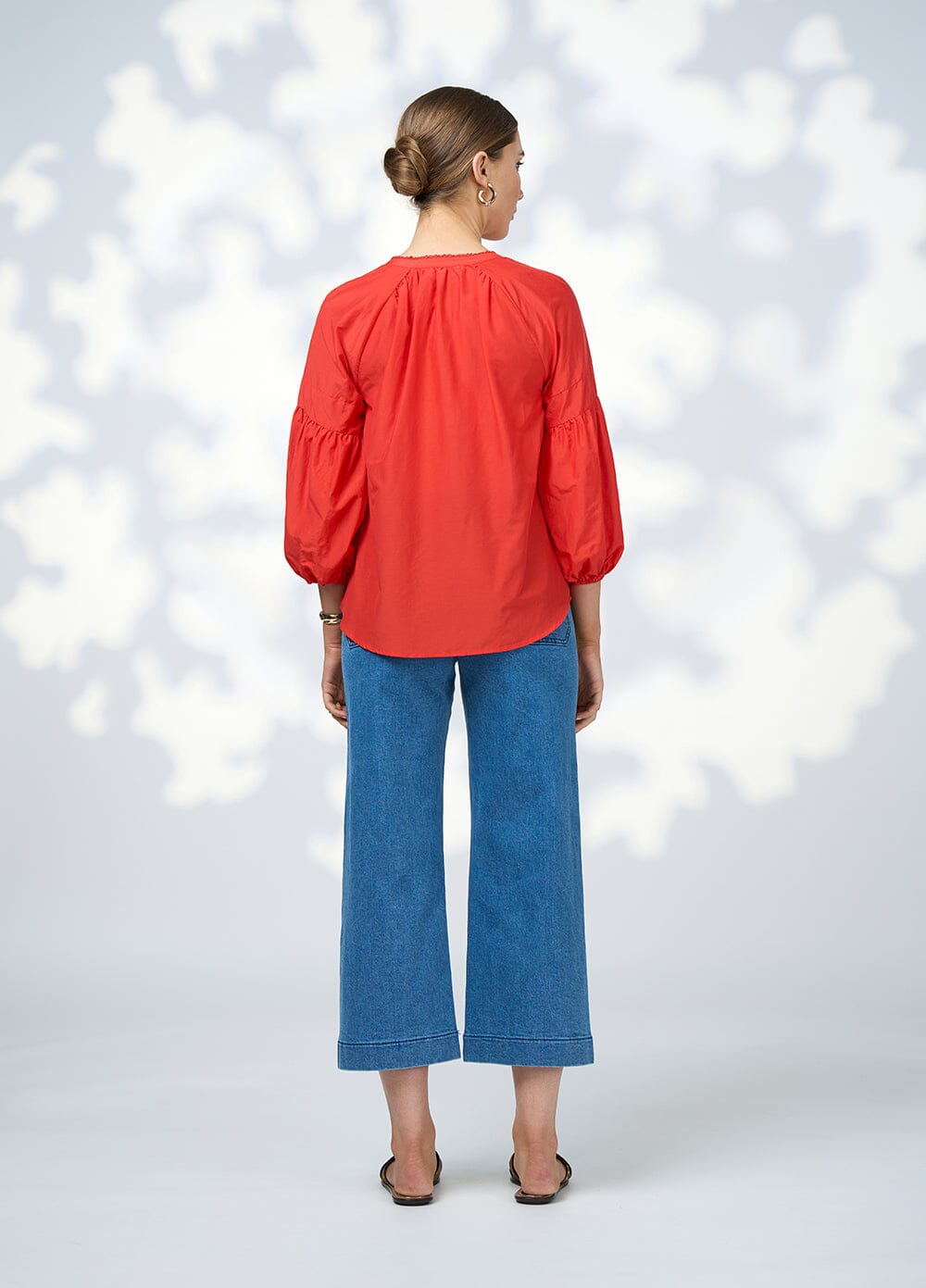 Gaia Blouse Blood Orange