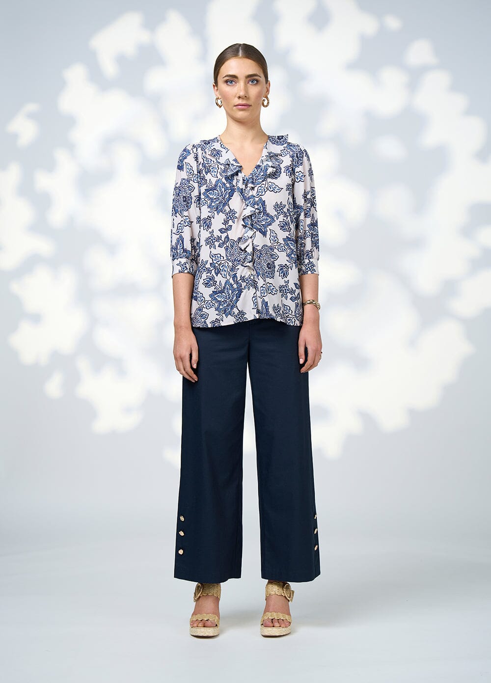Indie Blouse Bone Multi