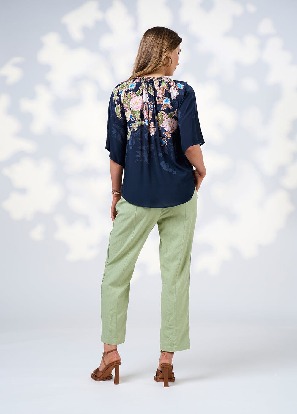 Maeve Blouse Indigo Multi
