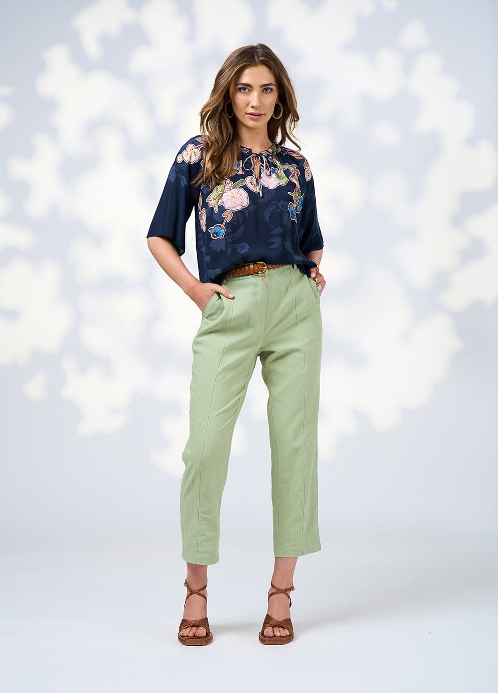 Maeve Blouse Indigo Multi
