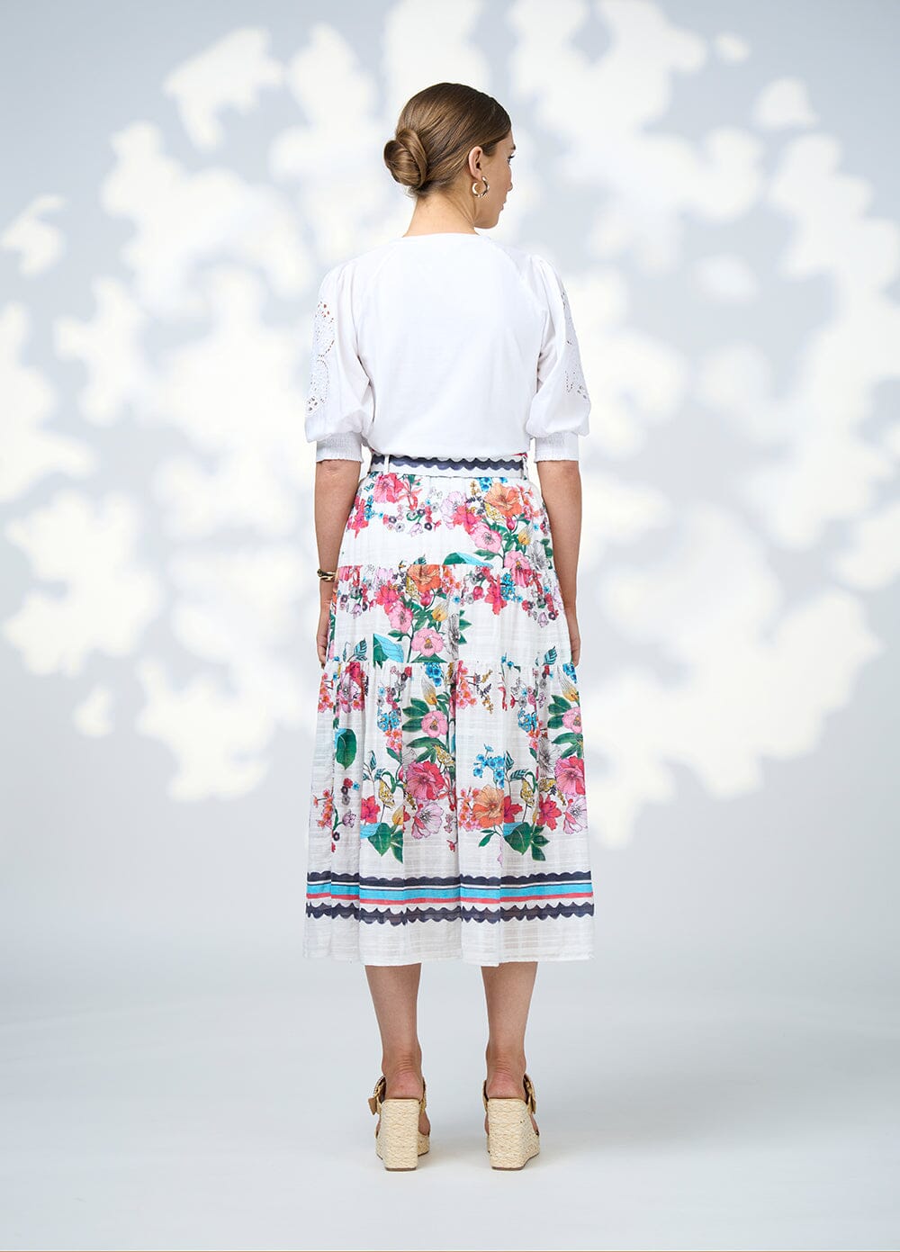 Pandora Skirt White Multi