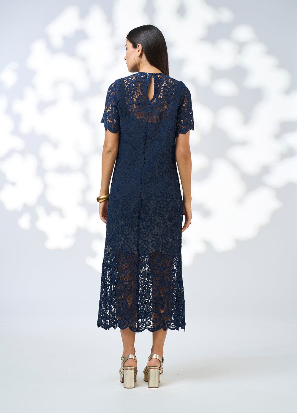 Harlo Midi Dress Indigo