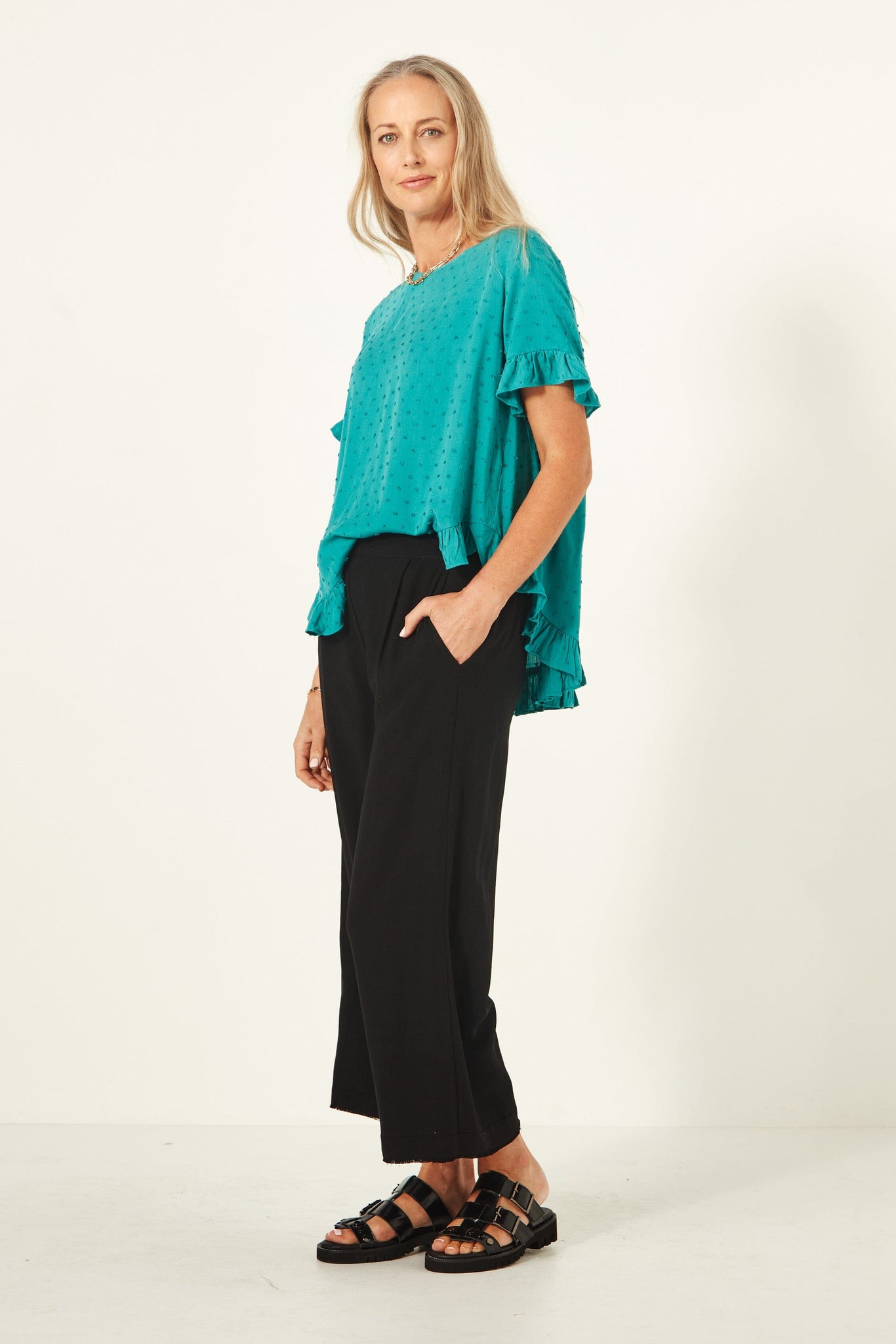 Madelaine Top - Teal