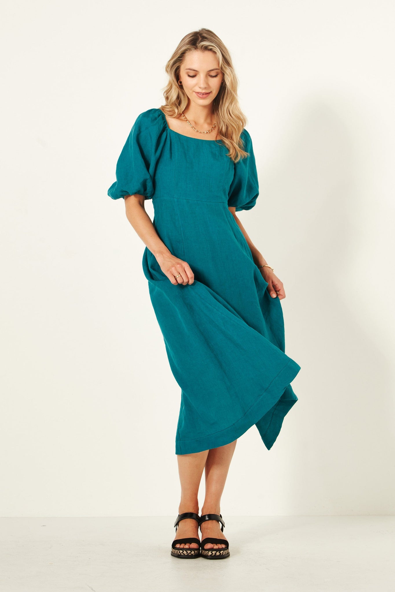 Senita Dress - Teal