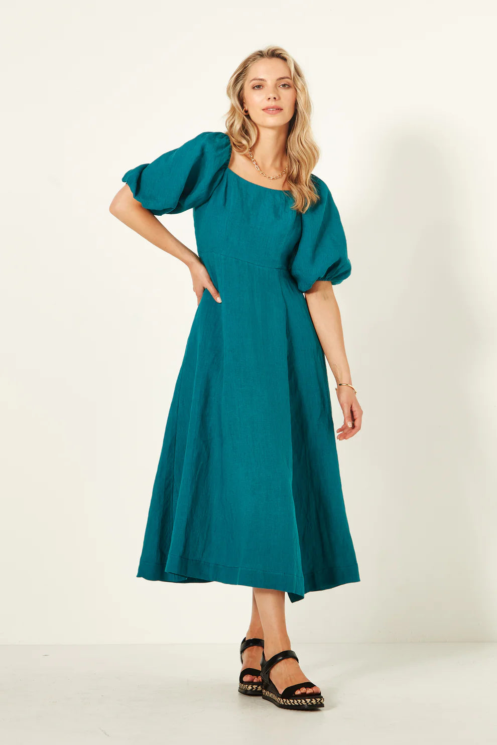 Senita Dress - Teal