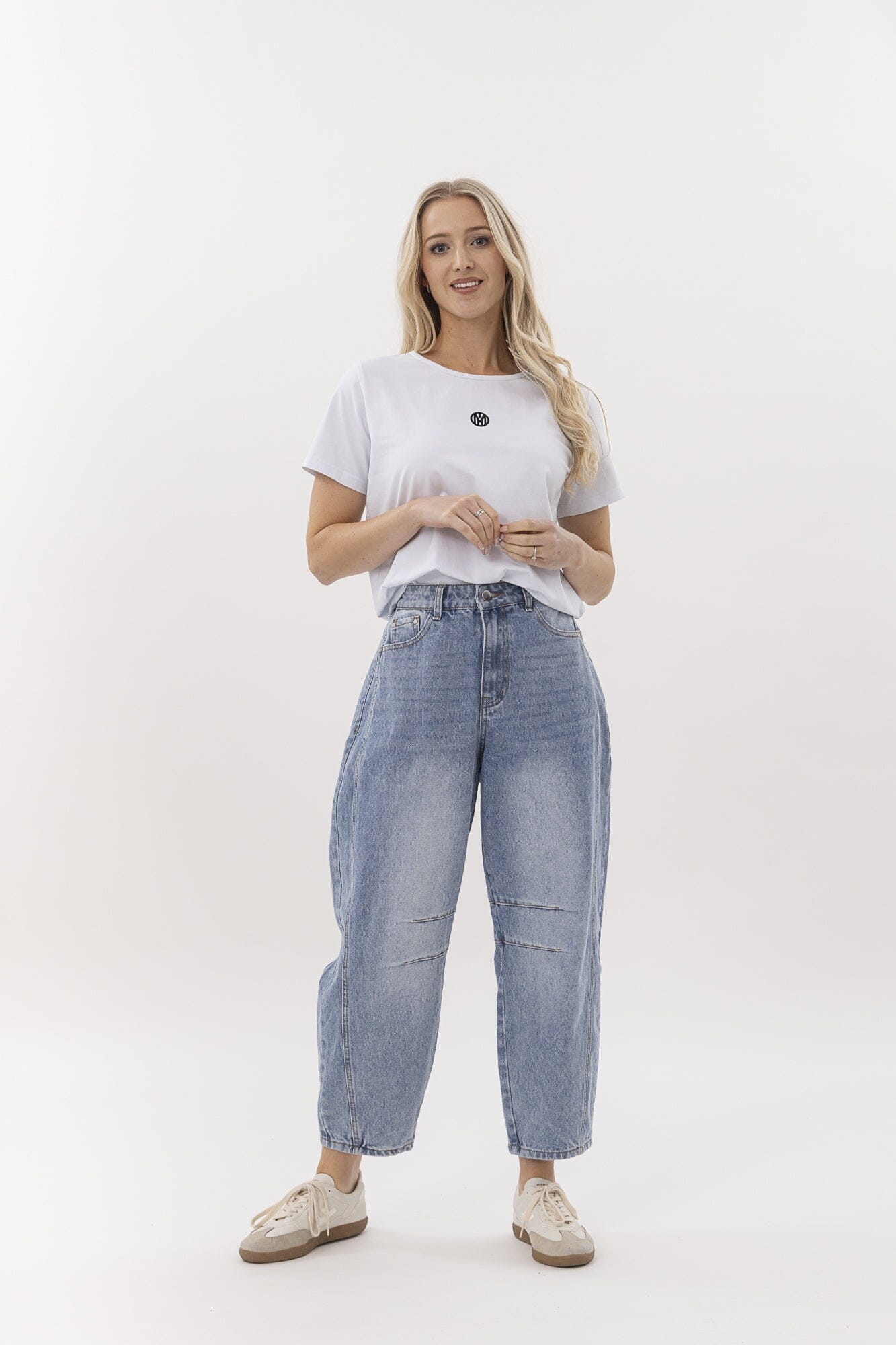 Barrel Jean  Light Blue