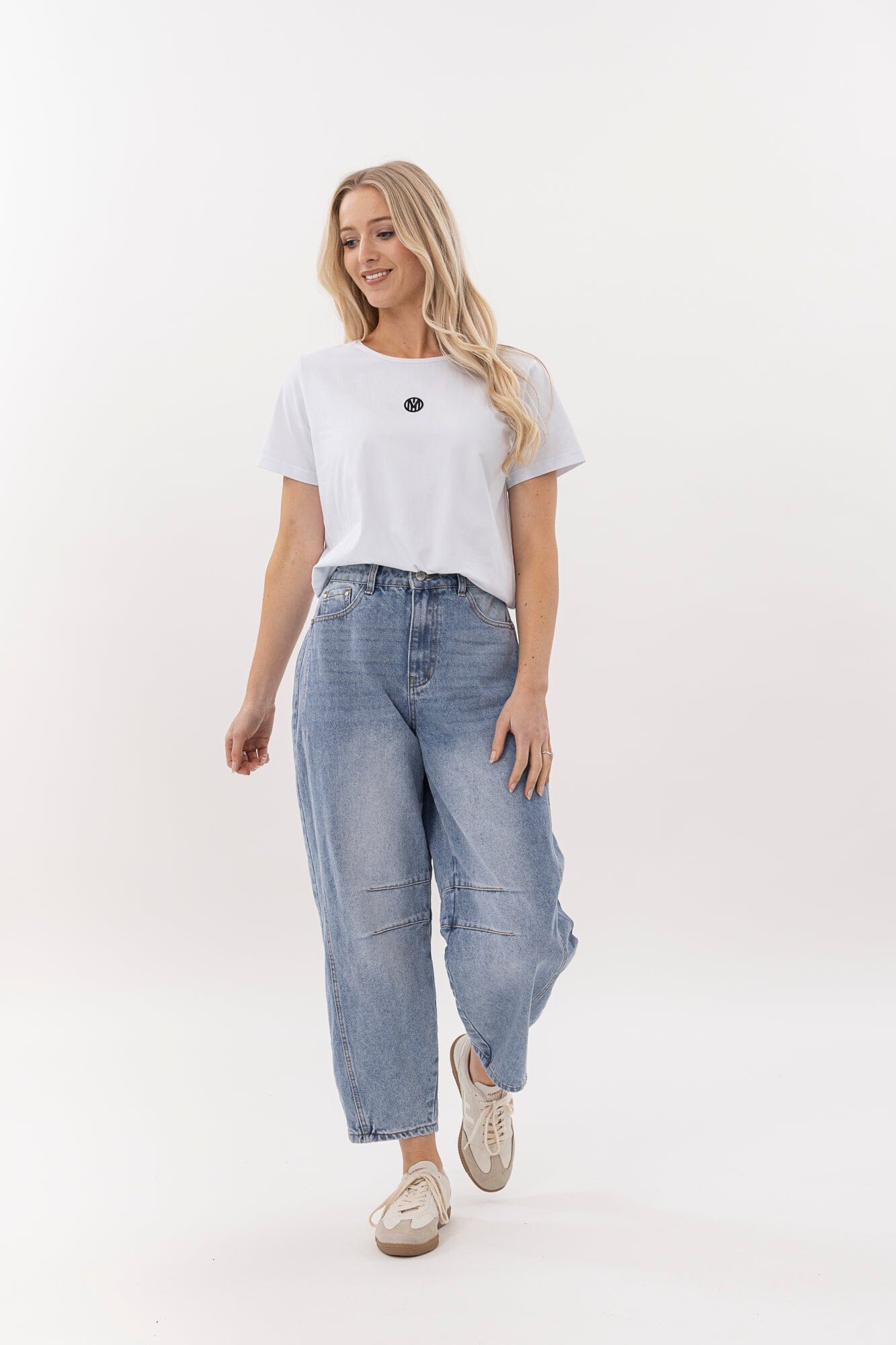 Barrel Jean  Light Blue