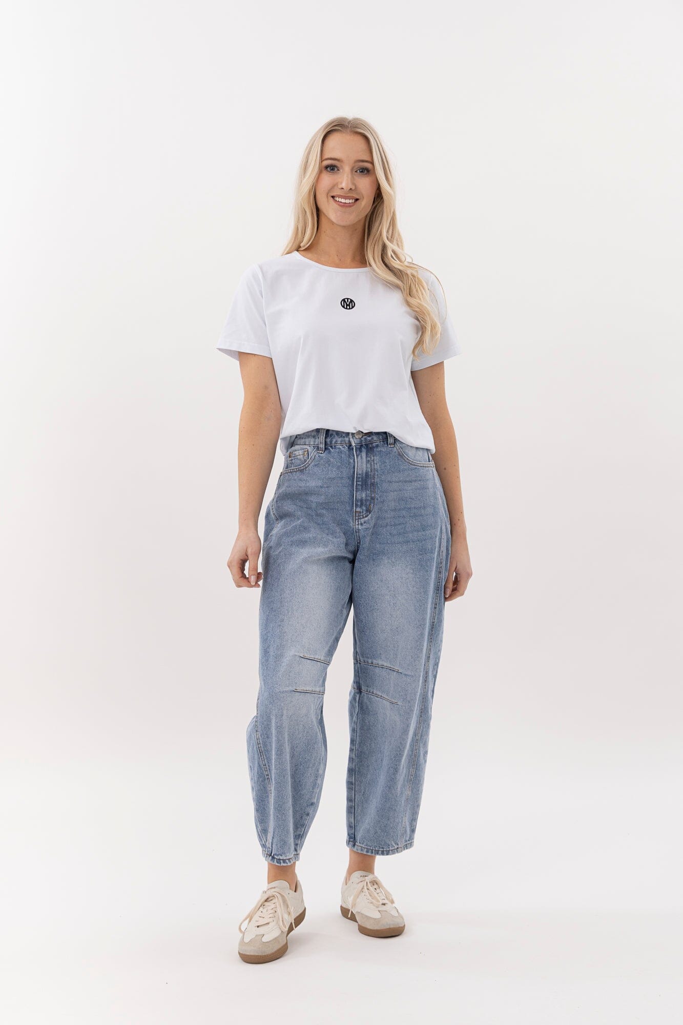 Barrel Jean  Light Blue