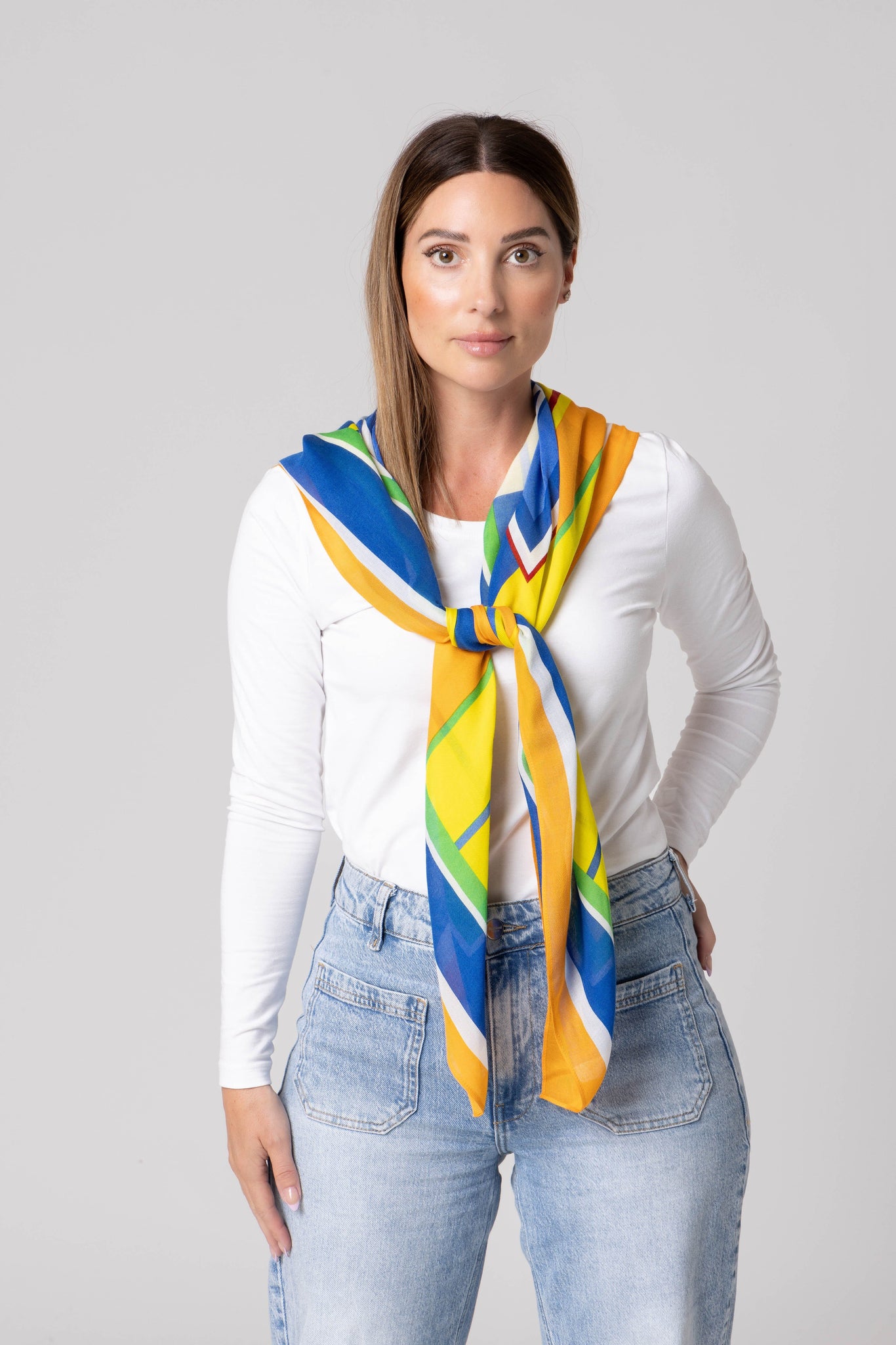 The Lonergan Cashmere Model Scarf