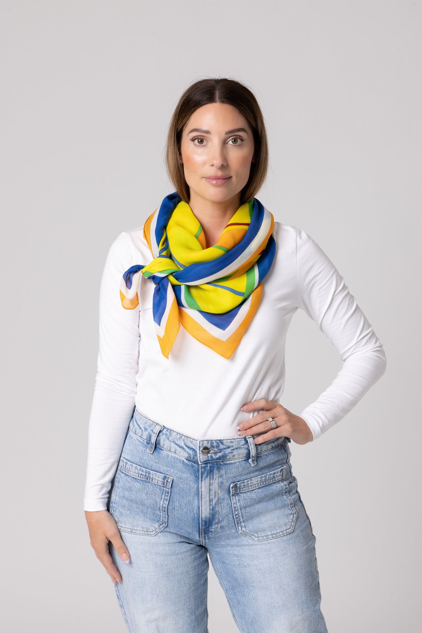 The Lonergan Cashmere Model Scarf