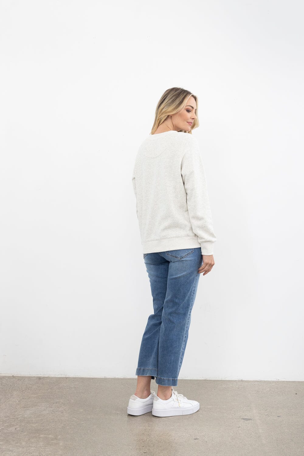 Logo Sweat Grey Marle