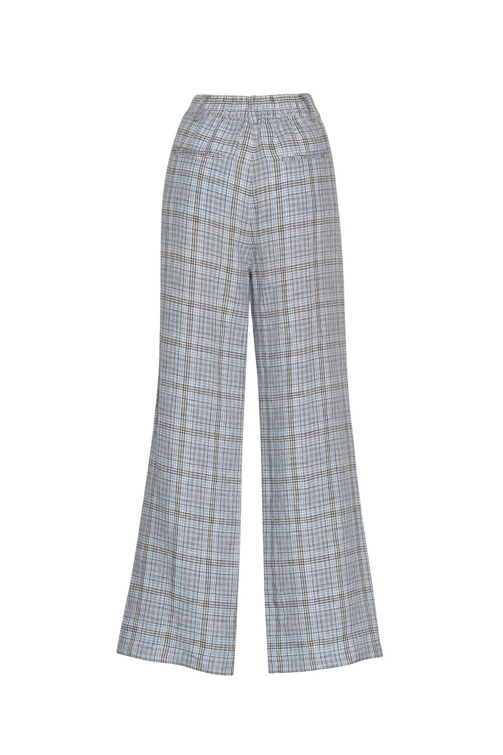 Checked In Pant - Blue