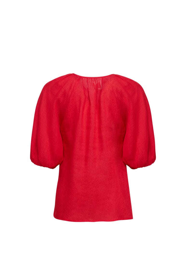 Colourwheel Blouse - Red